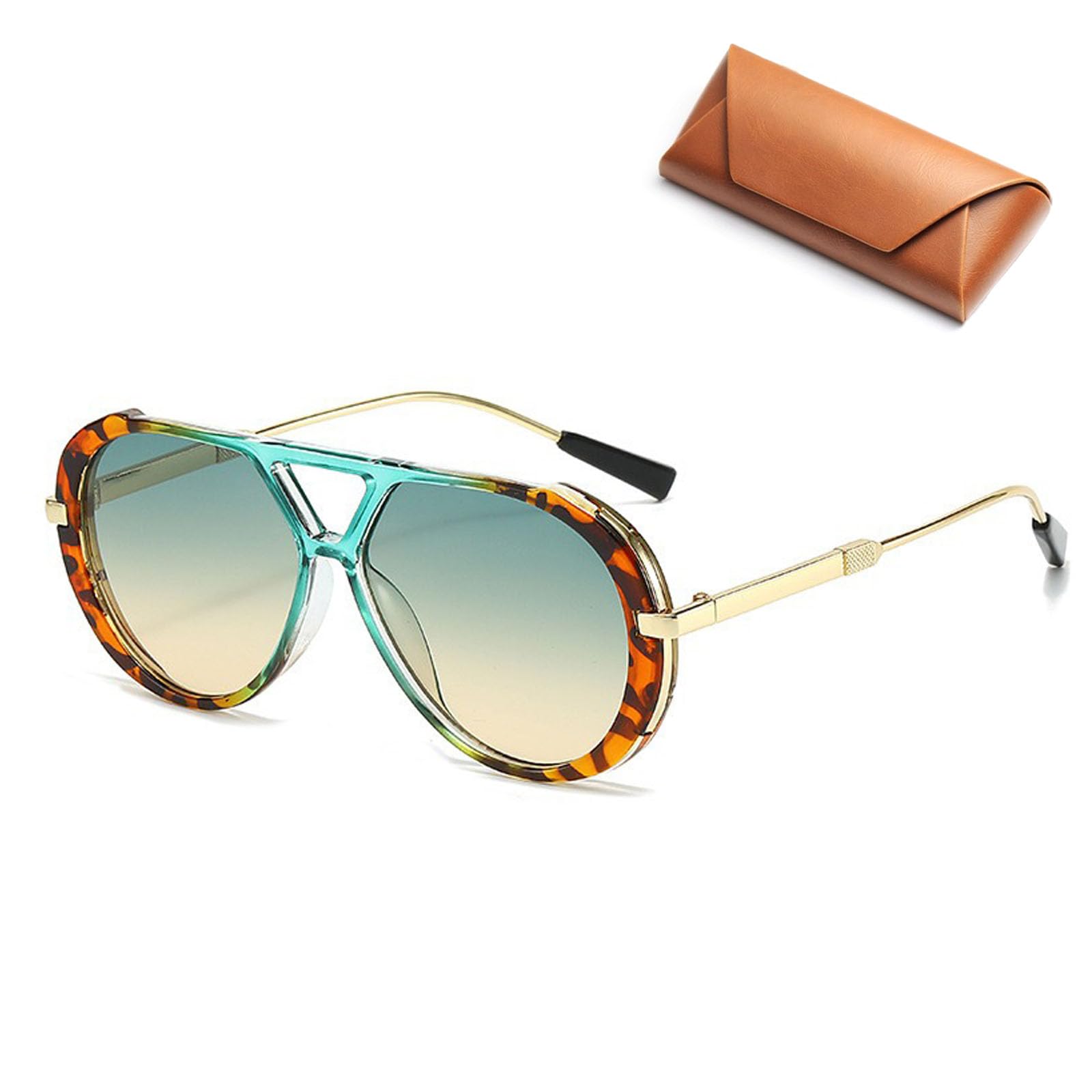 2025 New Oversized Sunglasses for Women Men Retro Trendy Sun Glasses Big Large Fashion Vintage Shades (L)