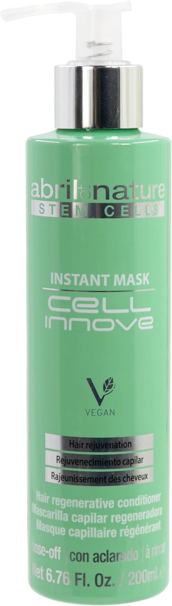 Cell Innove Hair Mask - For All Hair Types - Hydrates, Rejuvenates, and Regenerates - Professional Treatment with Plant Stem Cells - Healthy and Strong Appearance - 200 ml