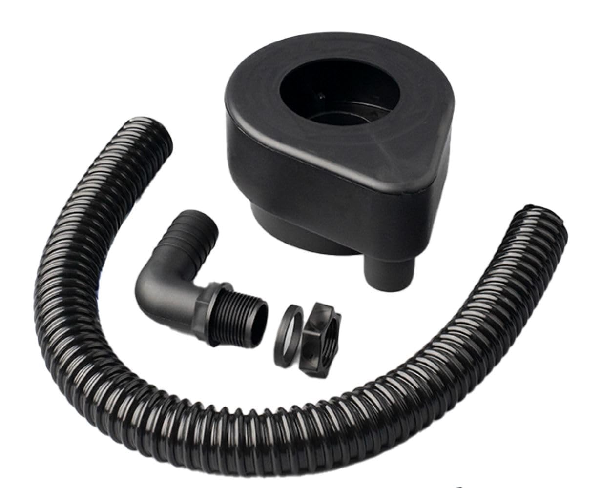 Straight Manufacturing Ltd Harcostar Universal Rain Trap Diverter (Black), 1500Mm X 25 Mm Black
