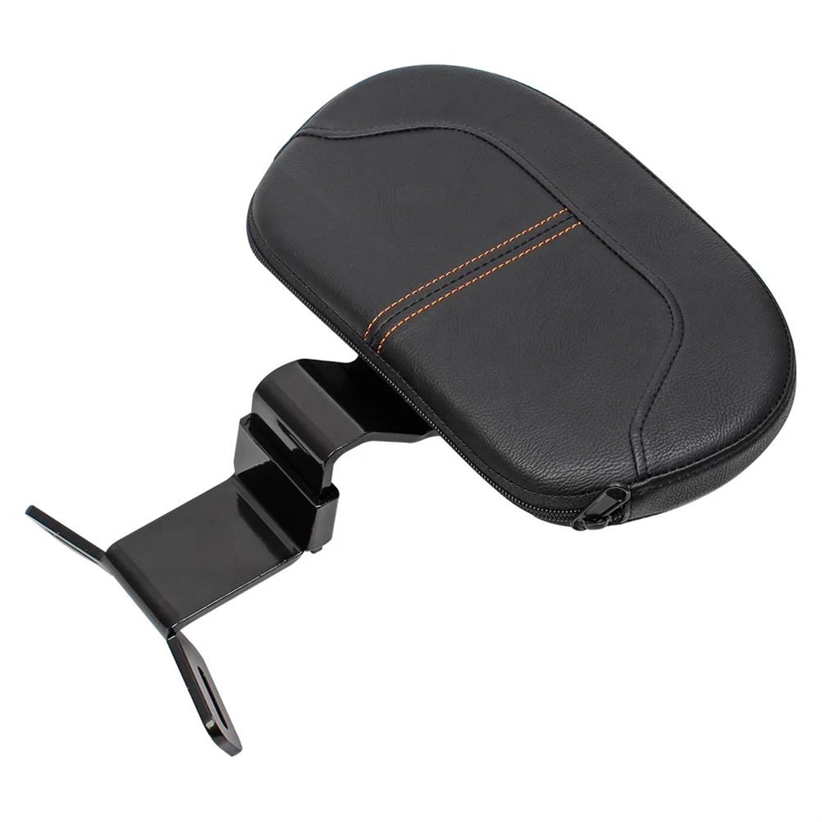 Seat Backrest Motorcycle Rider Back Rest Sissy Bar Cushion Driver Backrest For Harley CVO Touring Road King Street Road Electra Glide Ultra Classic FLHTCU 09-23 Detachable Sissy Bar(Orange)