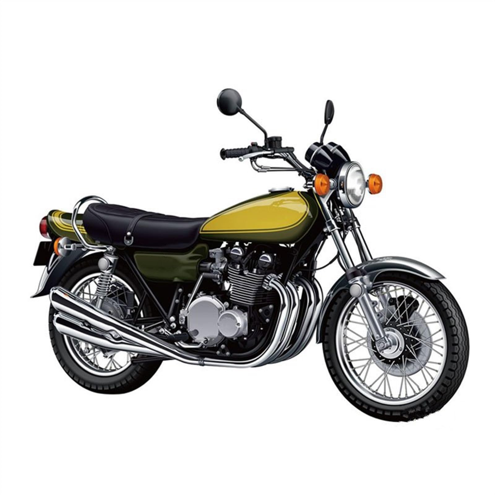 SEYXF Motorbike Toy 1:12 Motorcycle Assembly Model Collection Toy for Kawasaki Z1 900 for SUPER4 1973