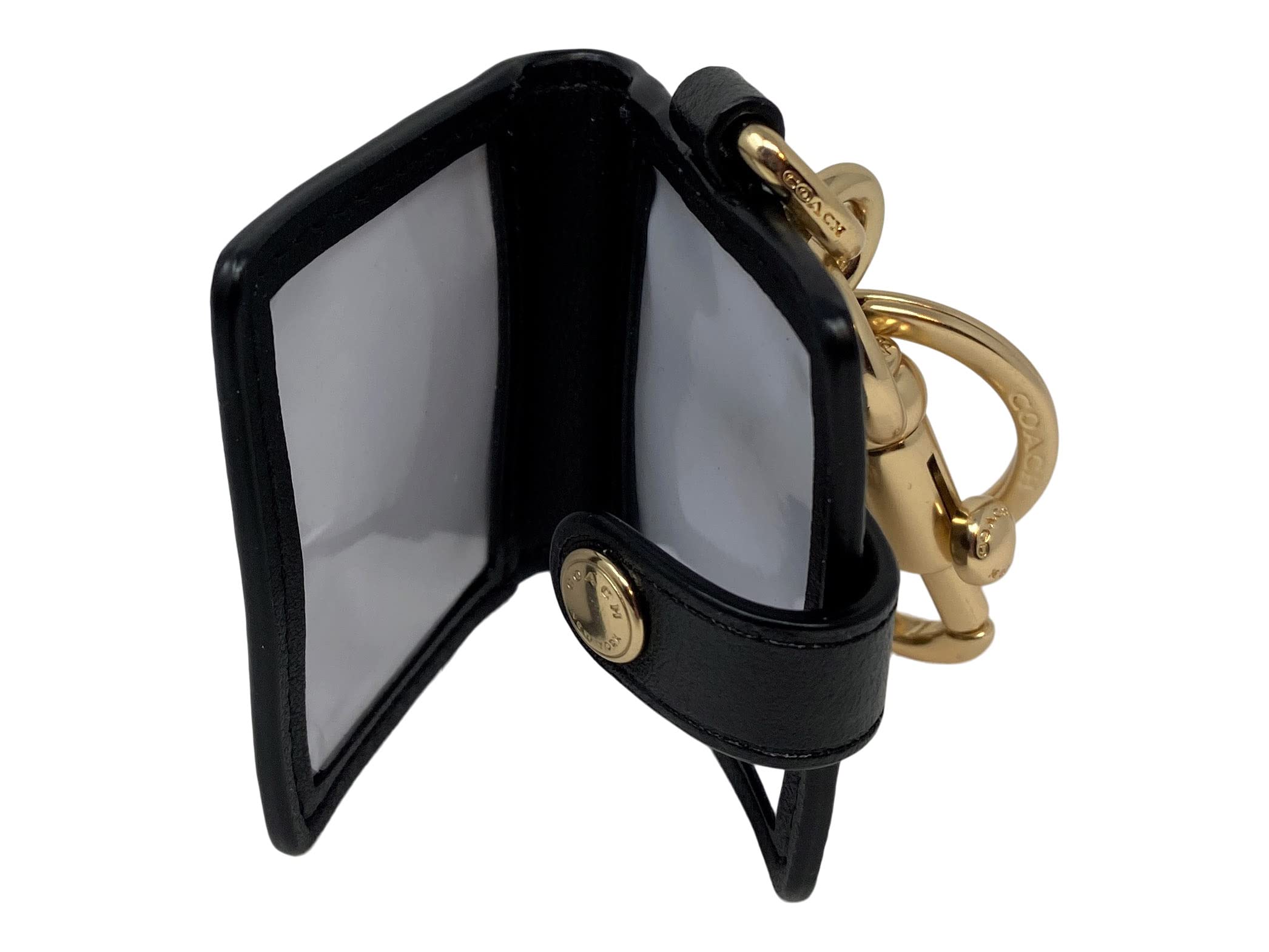 小物 Coach Signature Picture Frame Charm Coach Picture Frame Bag Charm Signature Coated Canvas with