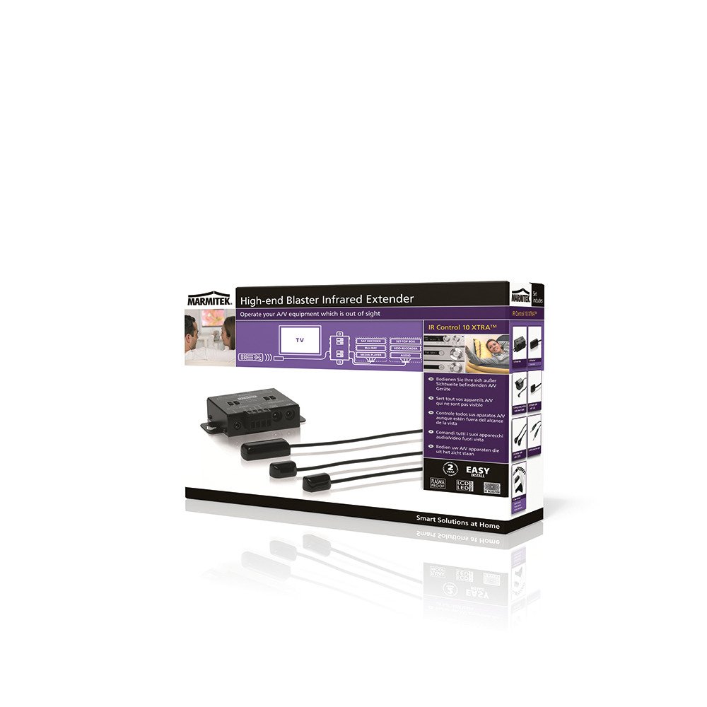 Marmitek IR Control 10 Xtra - Infrarot Verlängerung bis 300m - IR Extender über UTP Netzwerkkabel CAT5 CAT6 - professionelle infrarot Repeater Lösung für Prosumer und AV-Installationen – Bild 2