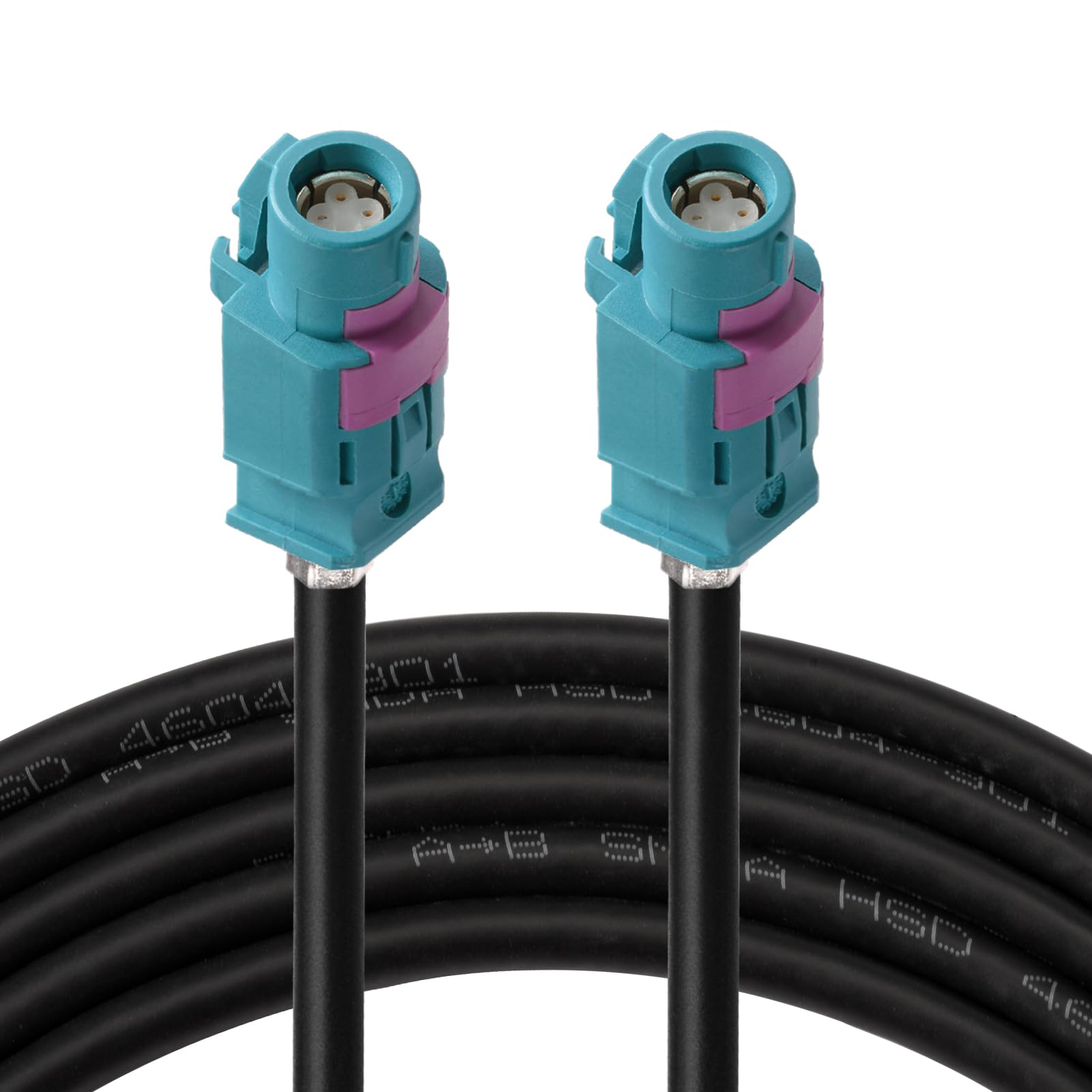 Eightwood HSD LVDS kabel HSD Z gniazdo 100 cm HSD 535 4-rdzeniowy kabel do BMW F30 F31 F10 F11 F25 F15 Audi VW Mercedes Citroen video Audio Rear View Backup Camera Retrofit nawigacja itd.