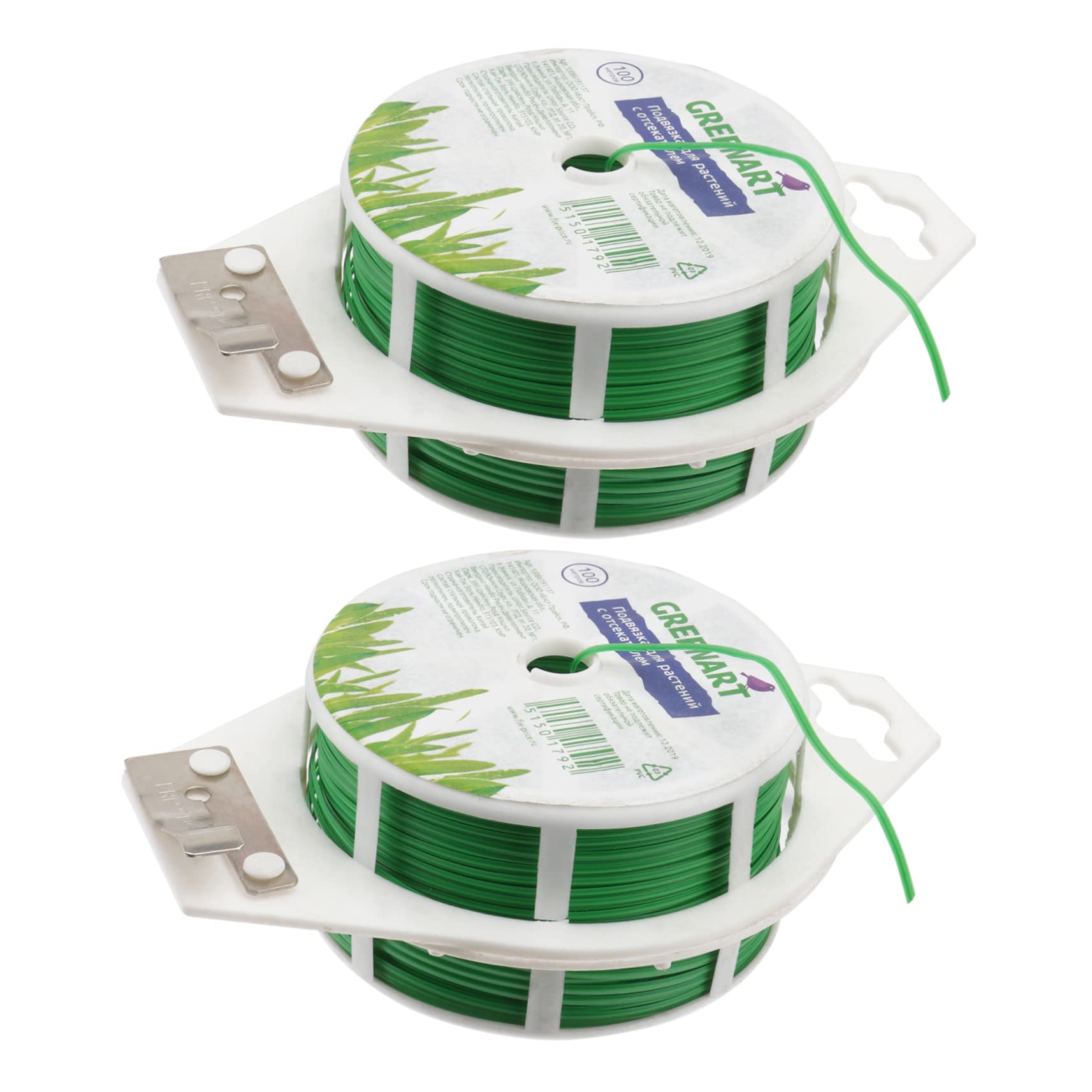 DOITOOL 2pcs Garden Plant Ties Garden Ties Garden Tie Wire Bonsai Growing Tie Cable Tie Elastic Band Roller