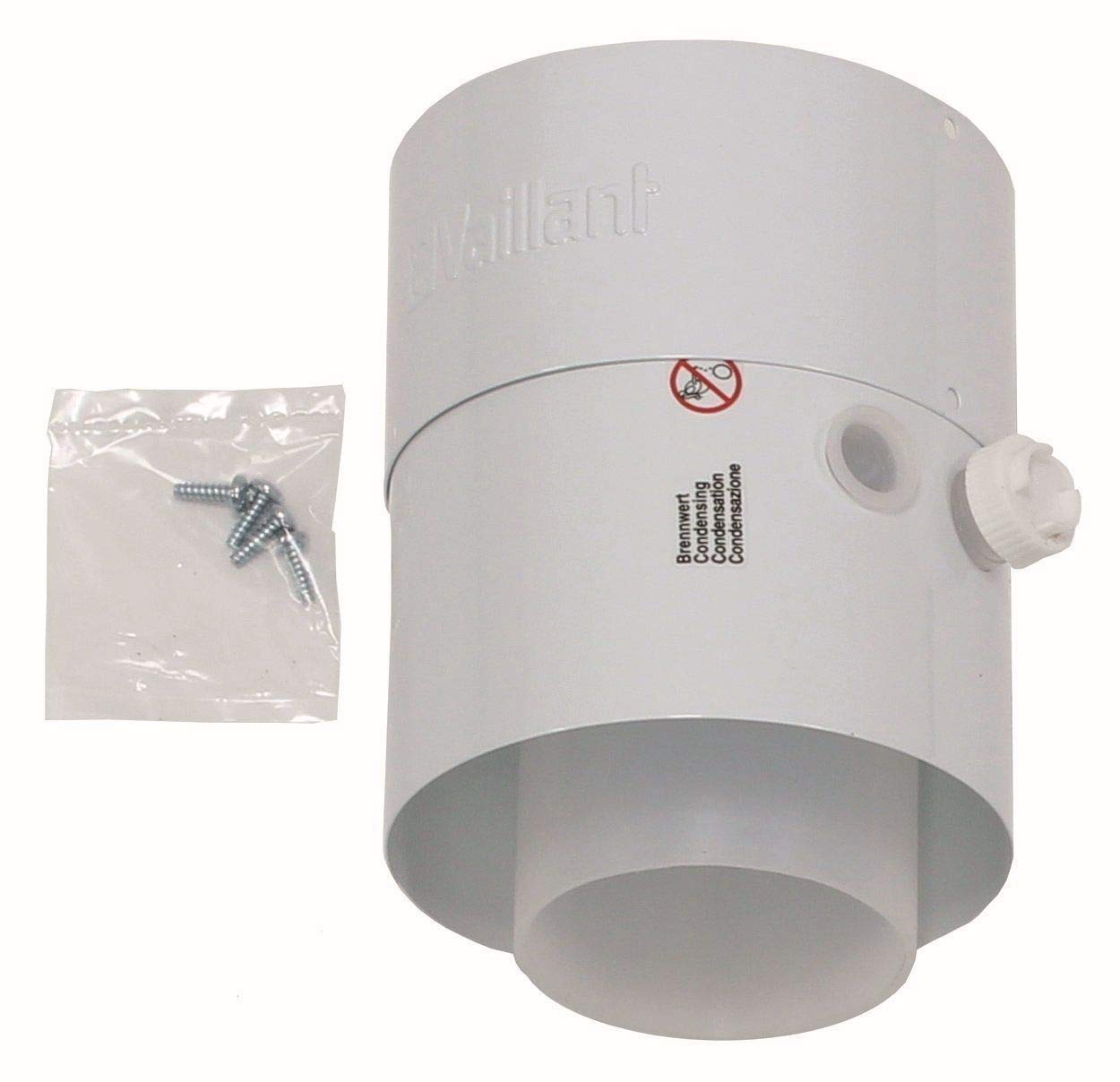 Vaillant entre pieza 80/125 mm con prüföffn, 301369