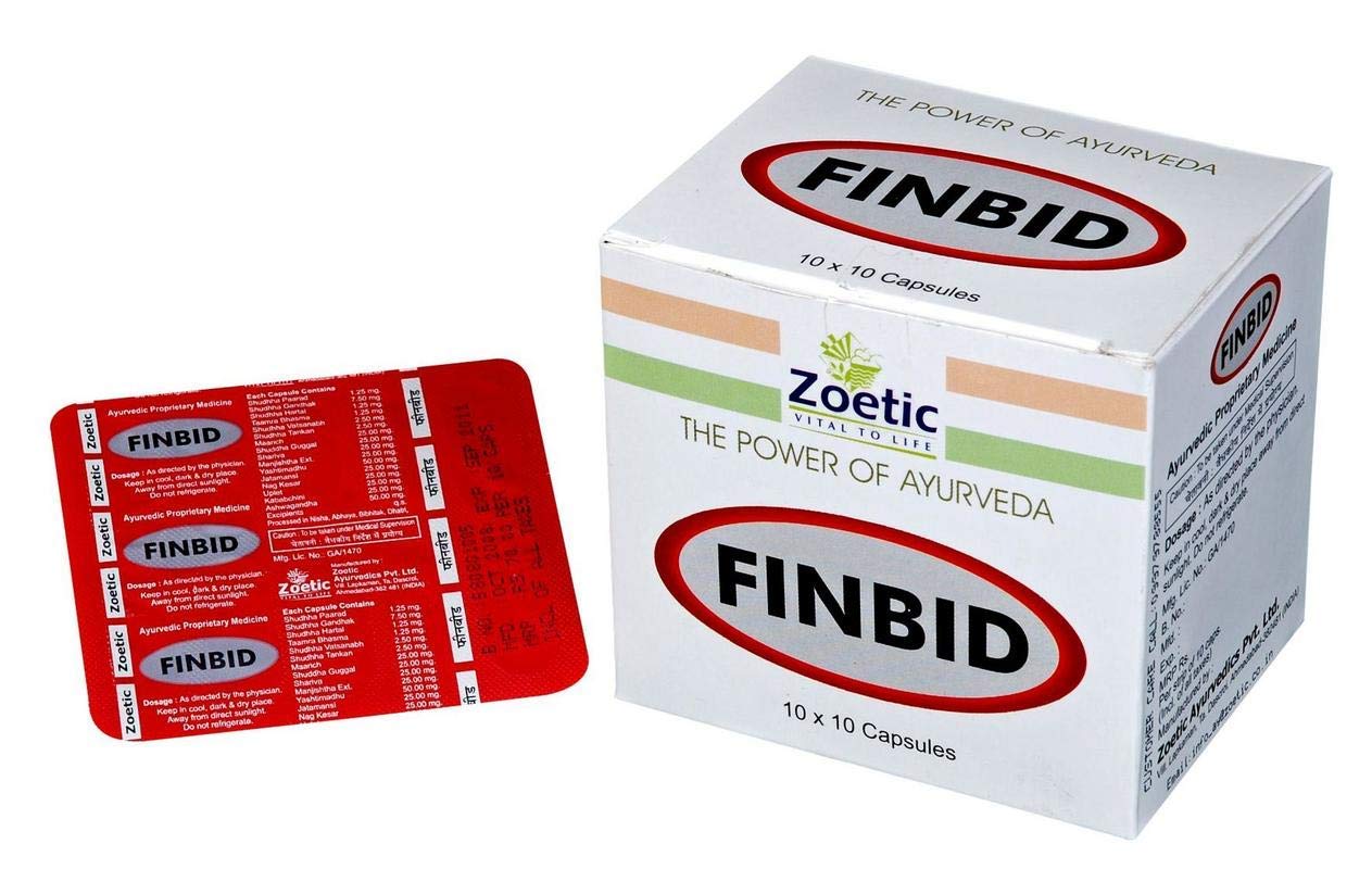 Zoetic Finbid Capsule (100 Capsules)- Pack of 1Box