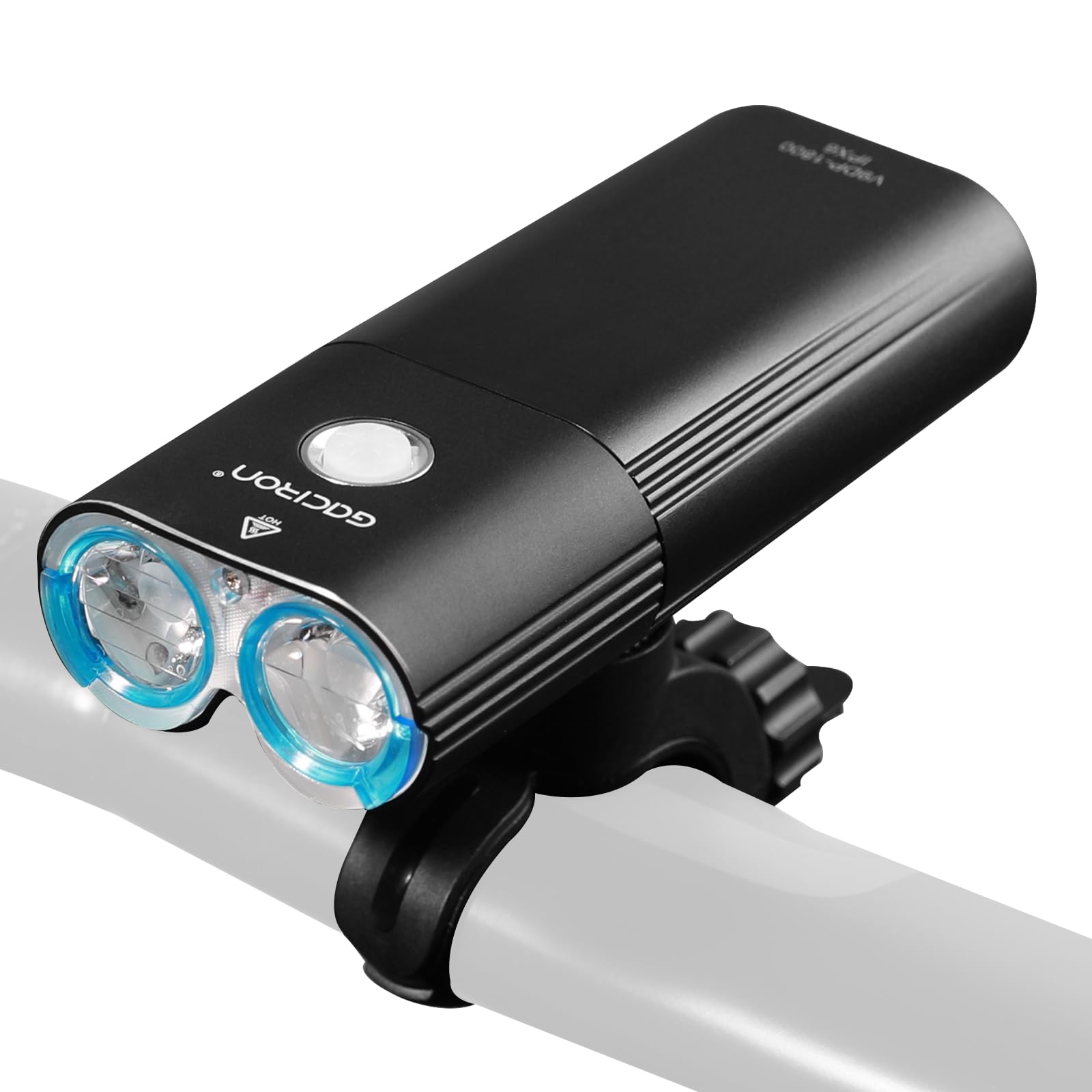 Gaciron V9DP luz Bicicleta Delantera,con función de Control Remoto con Cable,6 Modo de Brillo,luz Delantera Bicicleta Potente led con 6700mAh función de energía móvil,Luz Bicicleta de Aluminio