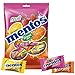 Mentos Pillowpack Fruit Dragees, 500g Beutel Kau-Bonbons, Frucht Geschmack mit Orange + Zitrone + Erdbeere