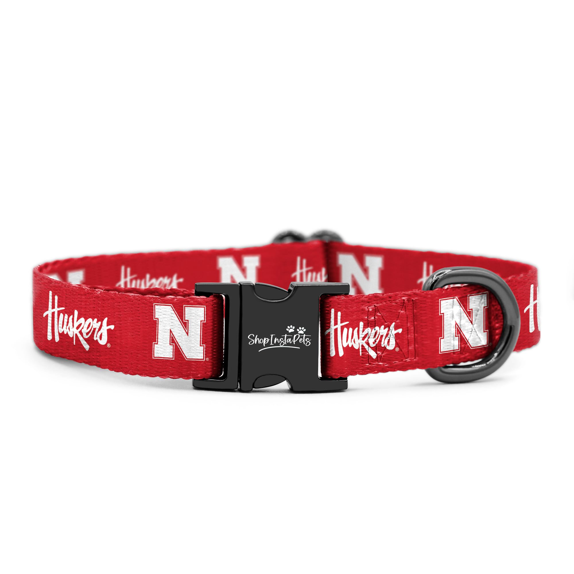 Nebraska Cornhuskers Collars and Leashes | Officially Licensed | Fits All Pets! (Medium Collar)