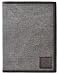 Field Notes / Moleskine Pocket Notebook Cover by Metier Life | Canvas with Vegan Leather | Fits Journals 3.5" X 5.5" | With Included Field Notes Notebook and Metier Pen - Grey