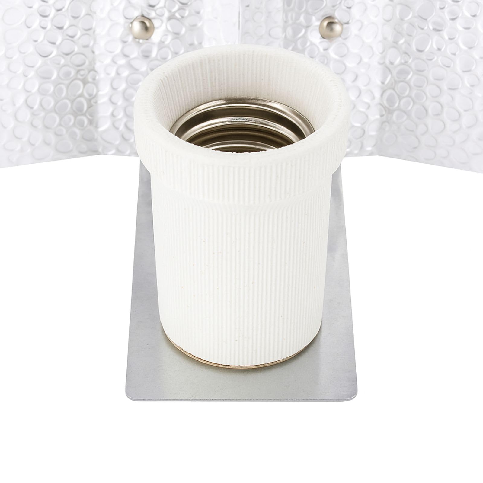 Weedness Grow Reflektor Lampe 47x47 cm mit E40 Fassung für NDL & MHL Leuchtmittel - Pflanzenlampe Box Indoor Natriumdampflampe 400w 600w 250w