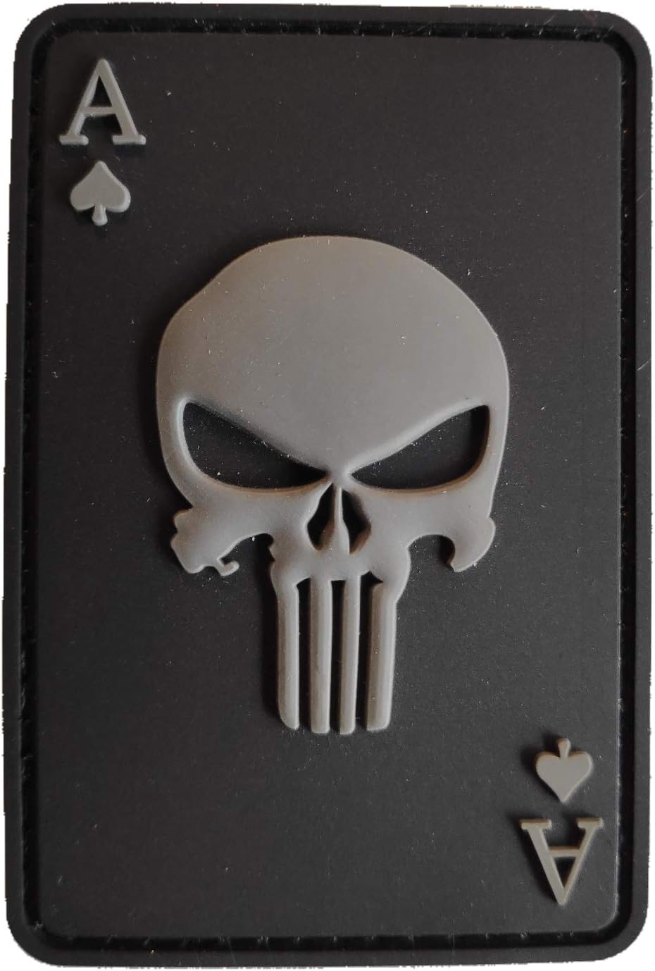 Death Card Skull Morale Ace of Spades Tactical Patch (PVC)
