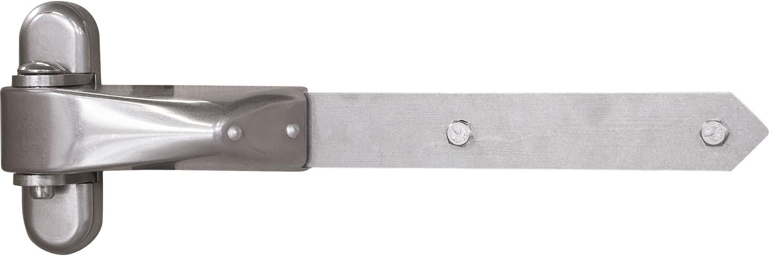 Locinox 4DW-500-A2 Langband, verstellbar, Edelstahl Long Band | Gate Hinge | Anti-Sabotage | Model 500 x 40 mm | Stainless Steel, 4 DW 500 A2
