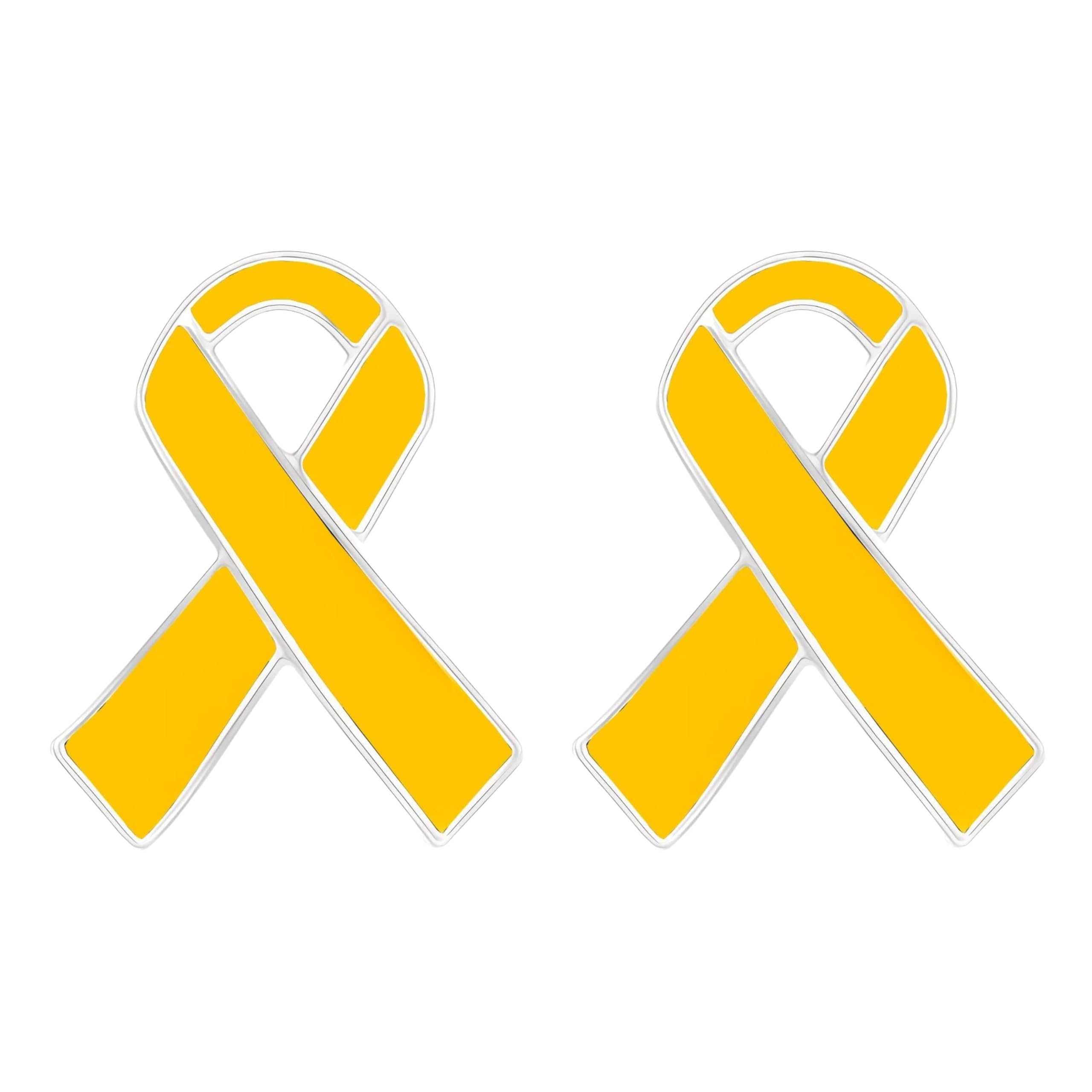Childhood Cancer Awareness Wholesale Pack/Bulk Pins - Gold Ribbon/Butterfly Pins for Childhood Cancer Awareness - Perfect for Support Groups, Events, Gift-Giving and Fundraising