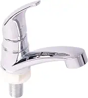 TKLA Torneira Lavatório Em ABS Cor Cromada Banheiro Lavabo Cozinha Fria Mesa