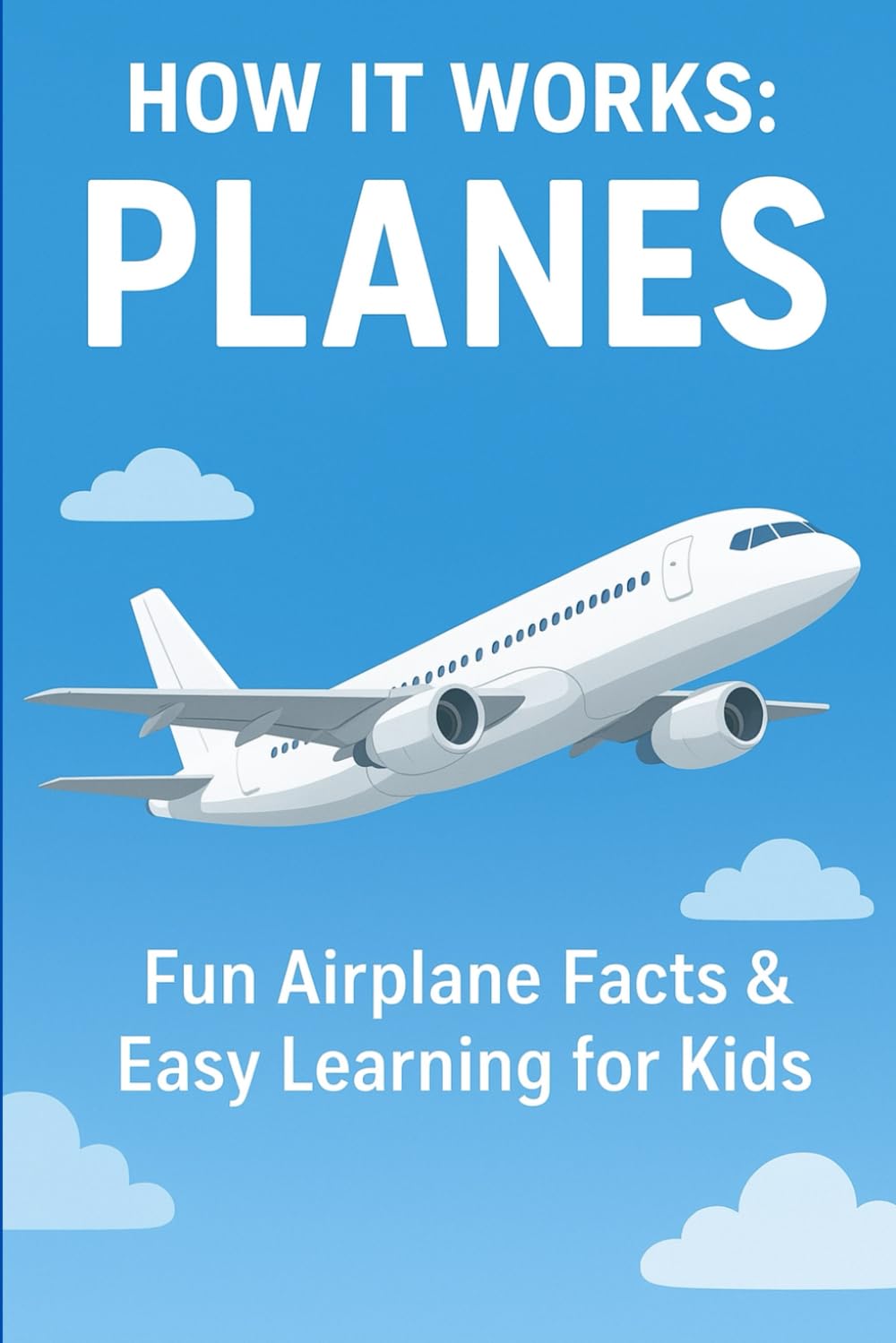 How it works: plane - fun airplane facts and easy learning book for kids: Discover famous jets,and flying machines-Educational and fun airplane book for curious kids (How it works: vehicles)
