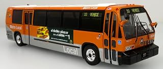 RTS TMC Transit Bus LA Metro-Los Angeles, California 1/87 Scale-HO Scale Iconic Replicas