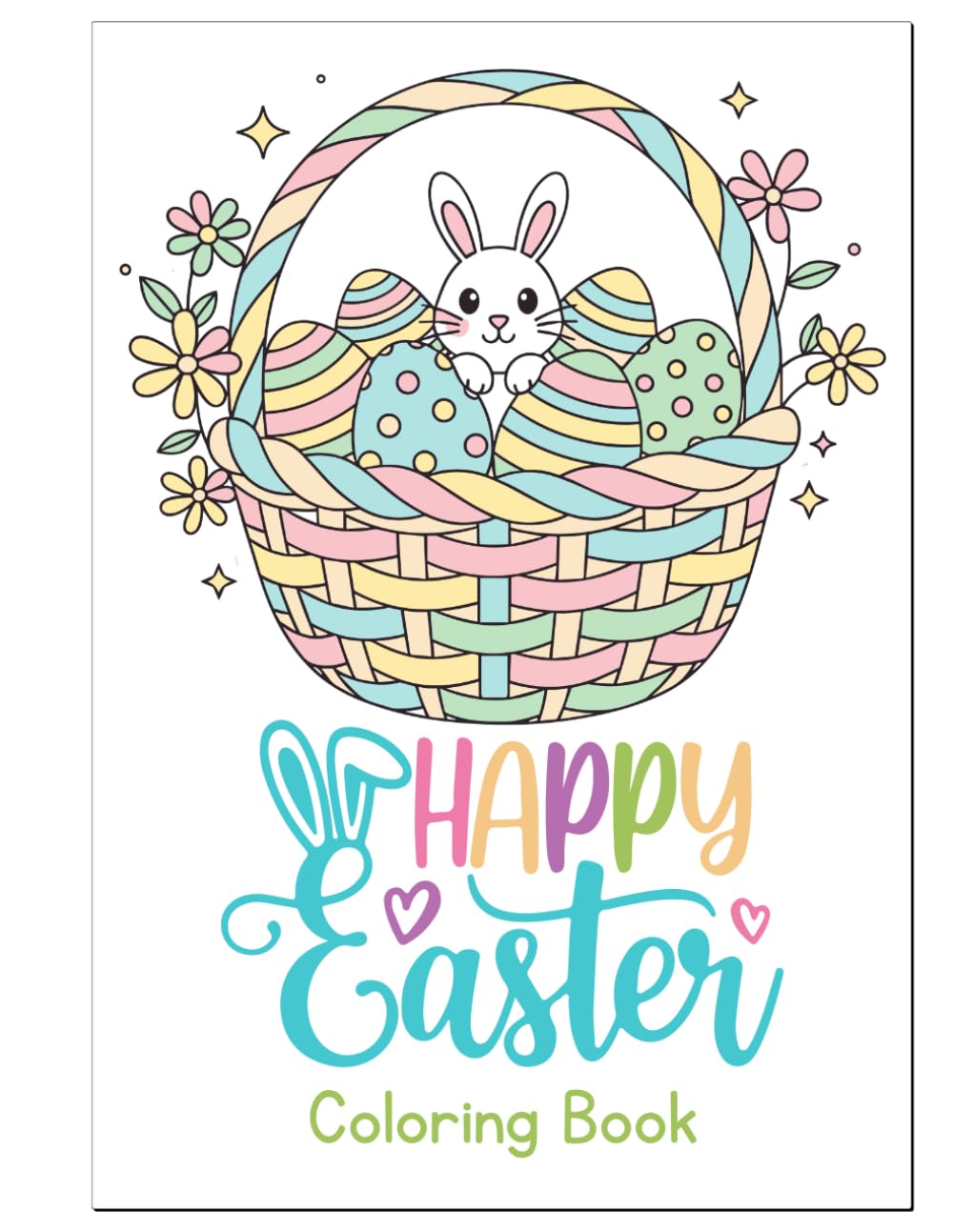 Happy Easter Children's Coloring Book