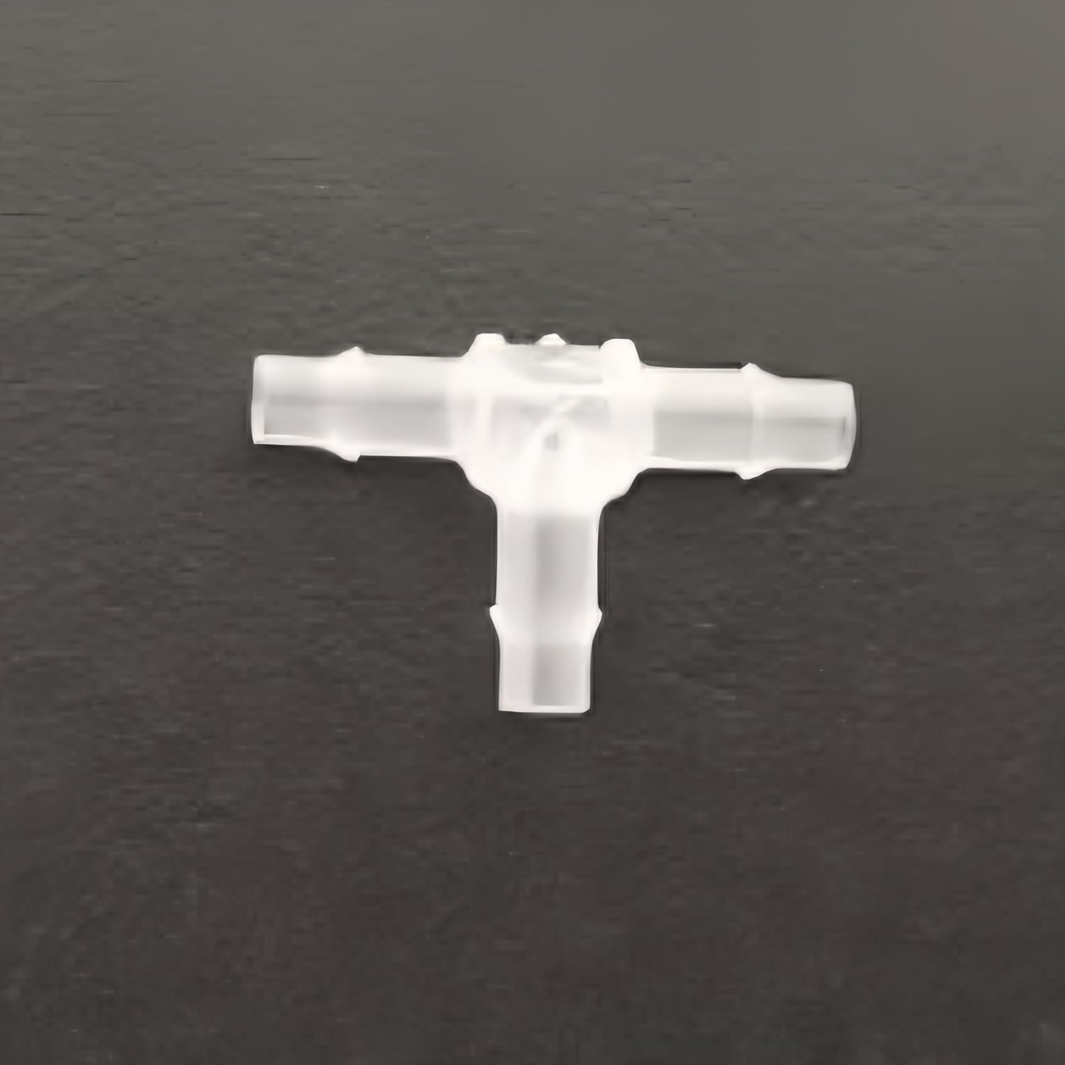 Plastic Hose Barb Fitting Equal/Reducing 3 Way Tee Shaped Connectors Tube Adapter Clear PP for Oxygen Tubing Pipe Household Fuel Gas Liquid Air Pack of 50 (Equal, 1.6mm, T-Type)