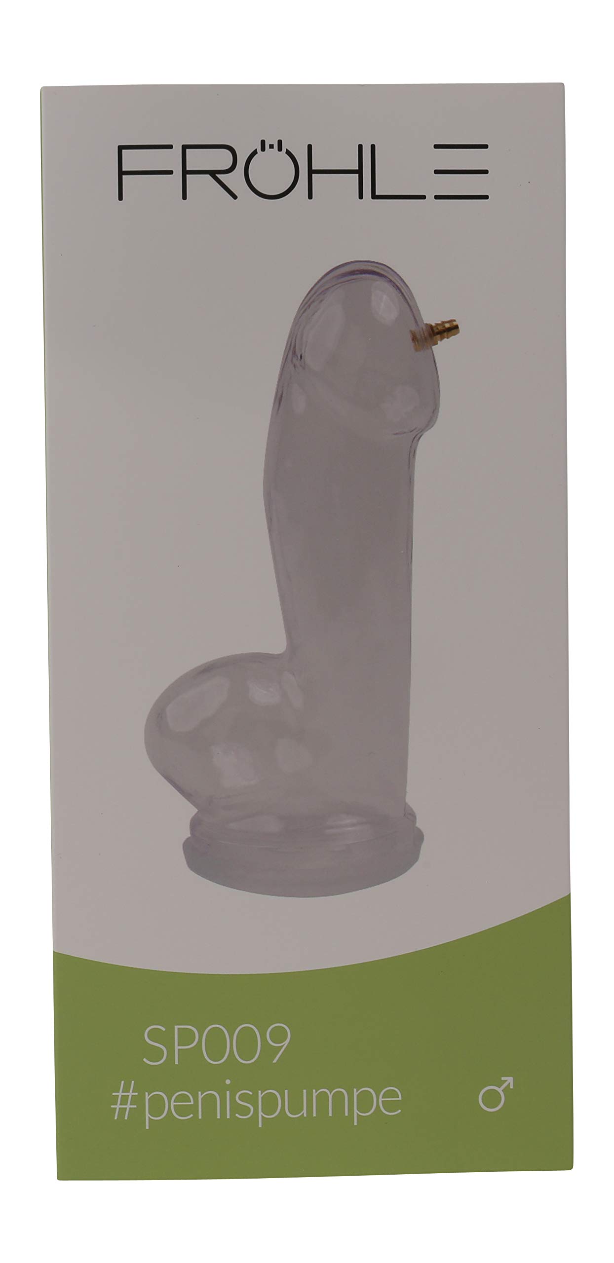 Fröhle Cylindre Testicule du Préservatif Clair 25 cm