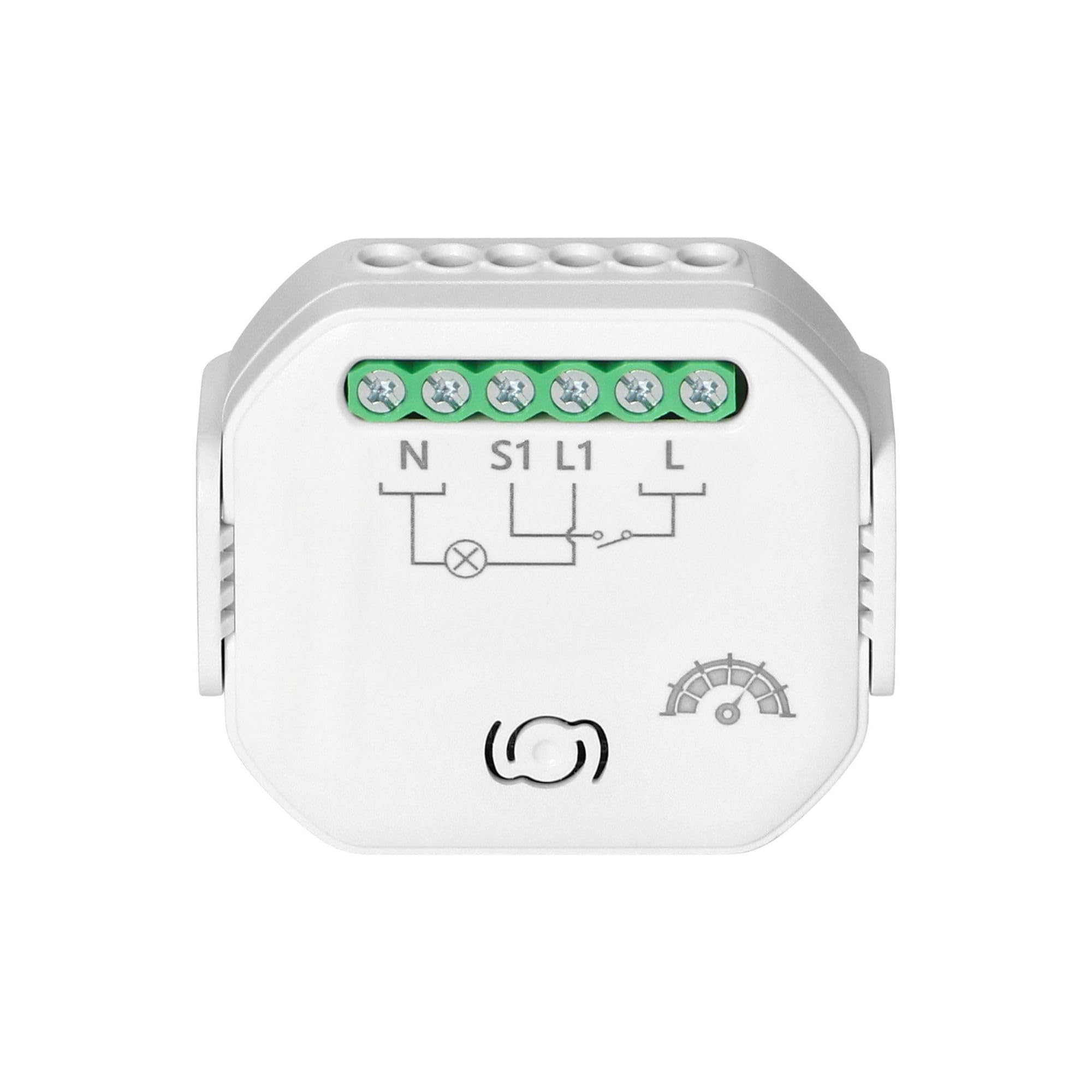 Inteligentny Przekaźnik Dopuszkowy Wifi/Bluetooth Zdalne Sterowanie Oświetleniem Roletami Aplikacja Tuya Smart Inteligentny Dom (przekaźnik ze ściemniaczem -1 kanałowy)