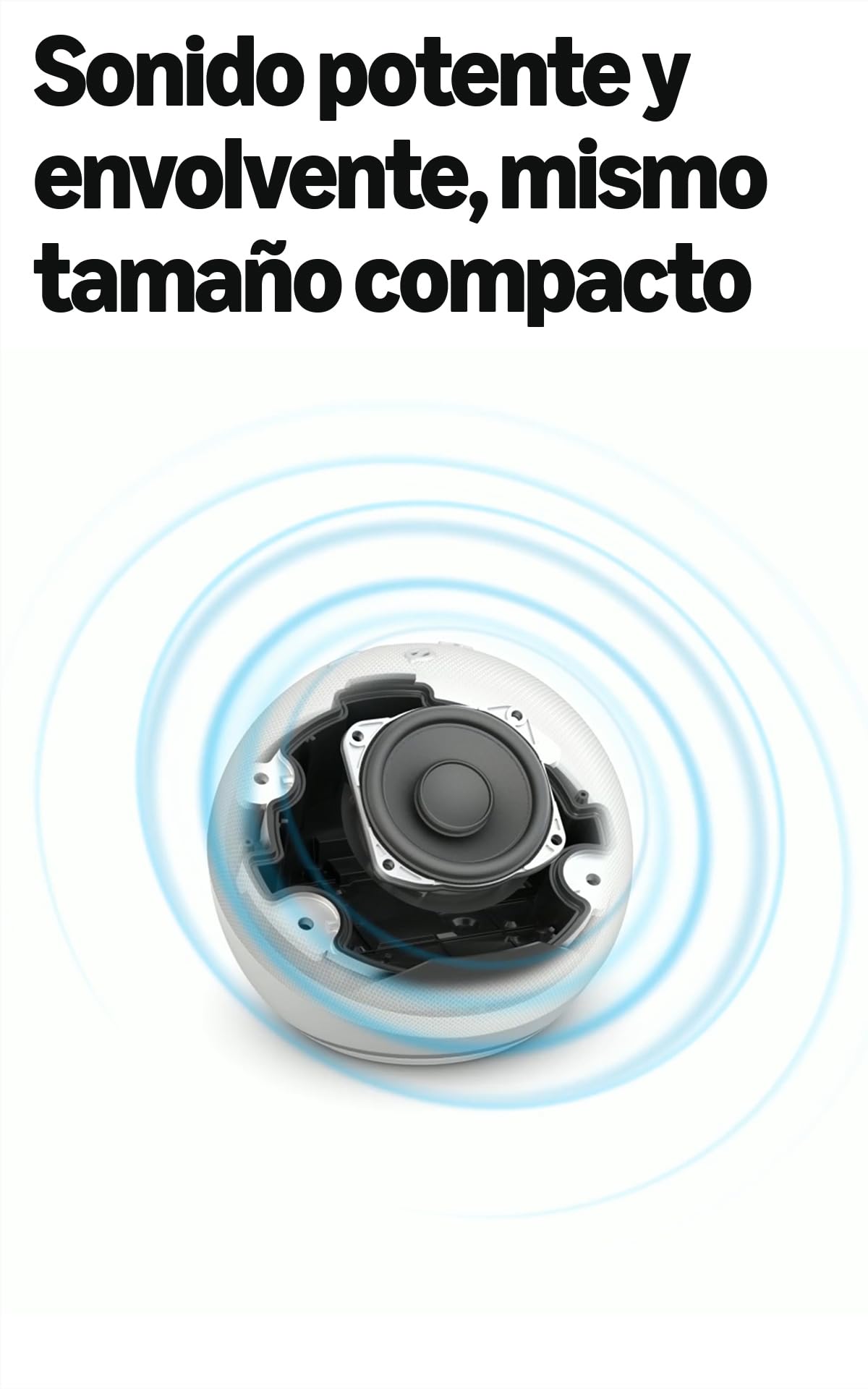 Echo Dot (Última generación) | Altavoz inteligente wifi y Bluetooth, con sonido más potente y de mayor amplitud | Blanco, con Acceso Anticipado a Alexa+ - 4
