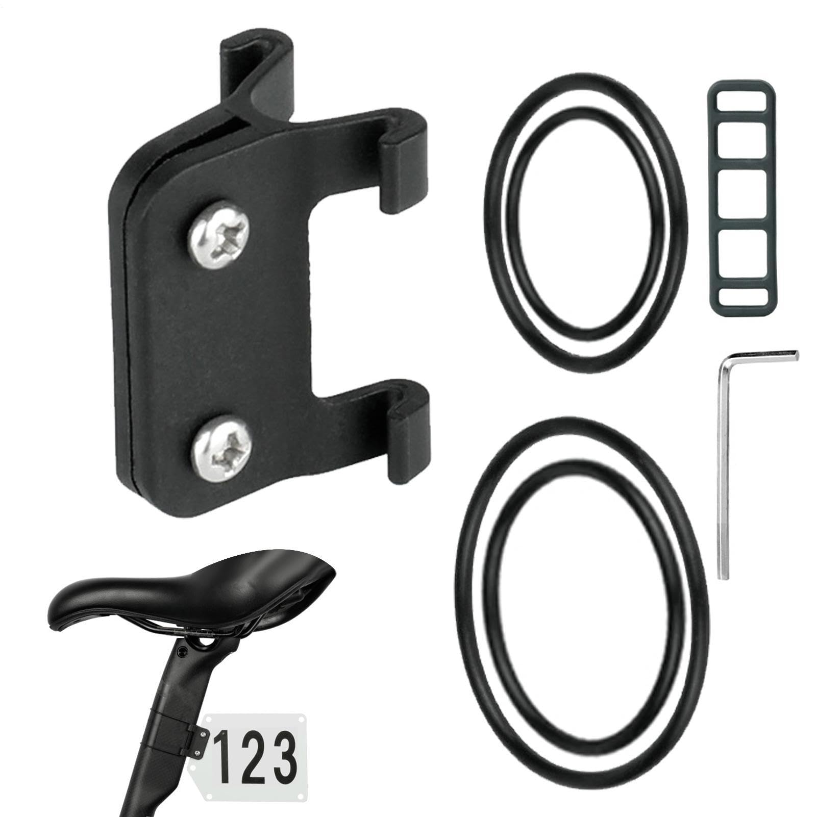 Soporte Dorsales Competición PVC Portanúmeros BTT Placa Bicicleta Montaña Carretera Plegables Accesorios Ciclismo