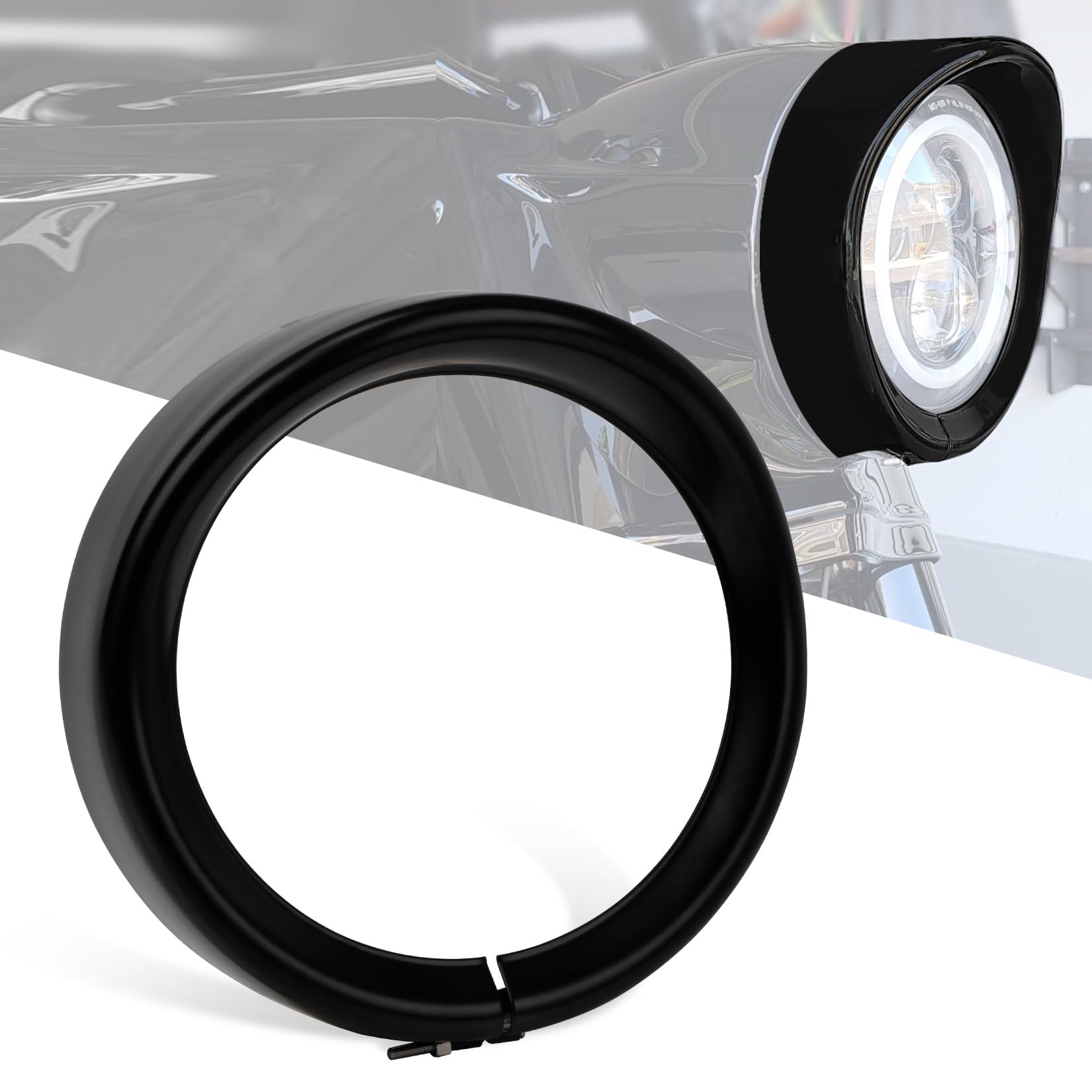 Amazon.com: PSLER 7'' Headlight Headlamp Bezel Trim Ring