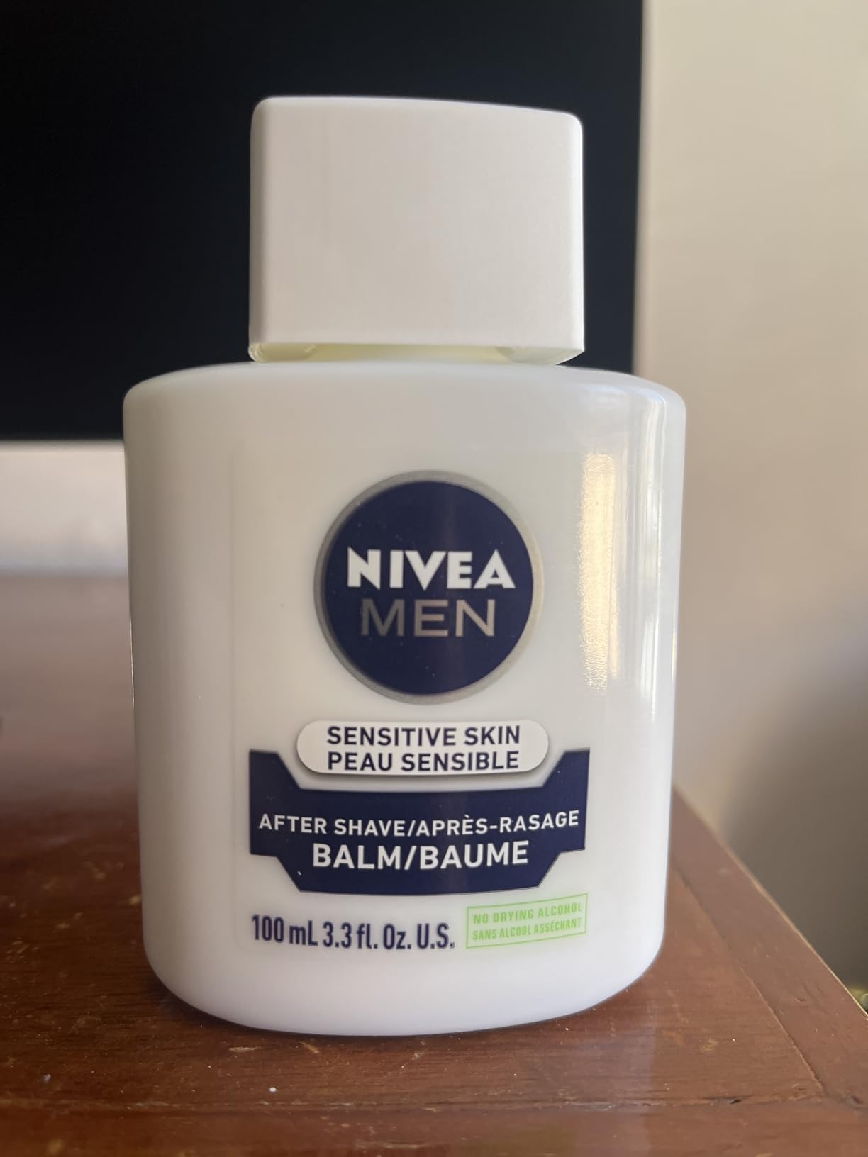 NIVEA MEN Real Madrid Limited Edition Design Sensitive Post Shave Balm, with VitaminPro Complex, Alcohol Free After Shave Balm for Men, 3.3 Fl Oz Bottle, Pack of 3