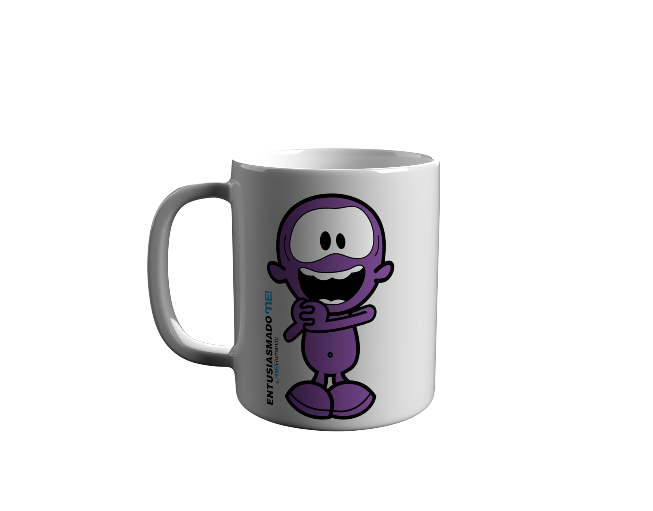 CyP Brands-Me Humanity- Mug, Breakfast Mugs, Houseware, Funny Mugs, Enthusiastic Character, White, Official Product