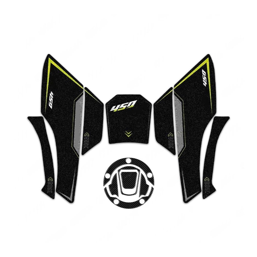 Motorcycle Pad Sticker Fuel Tank for 450MT for 450 MT 2024 Traction Pad Decal(Color3)