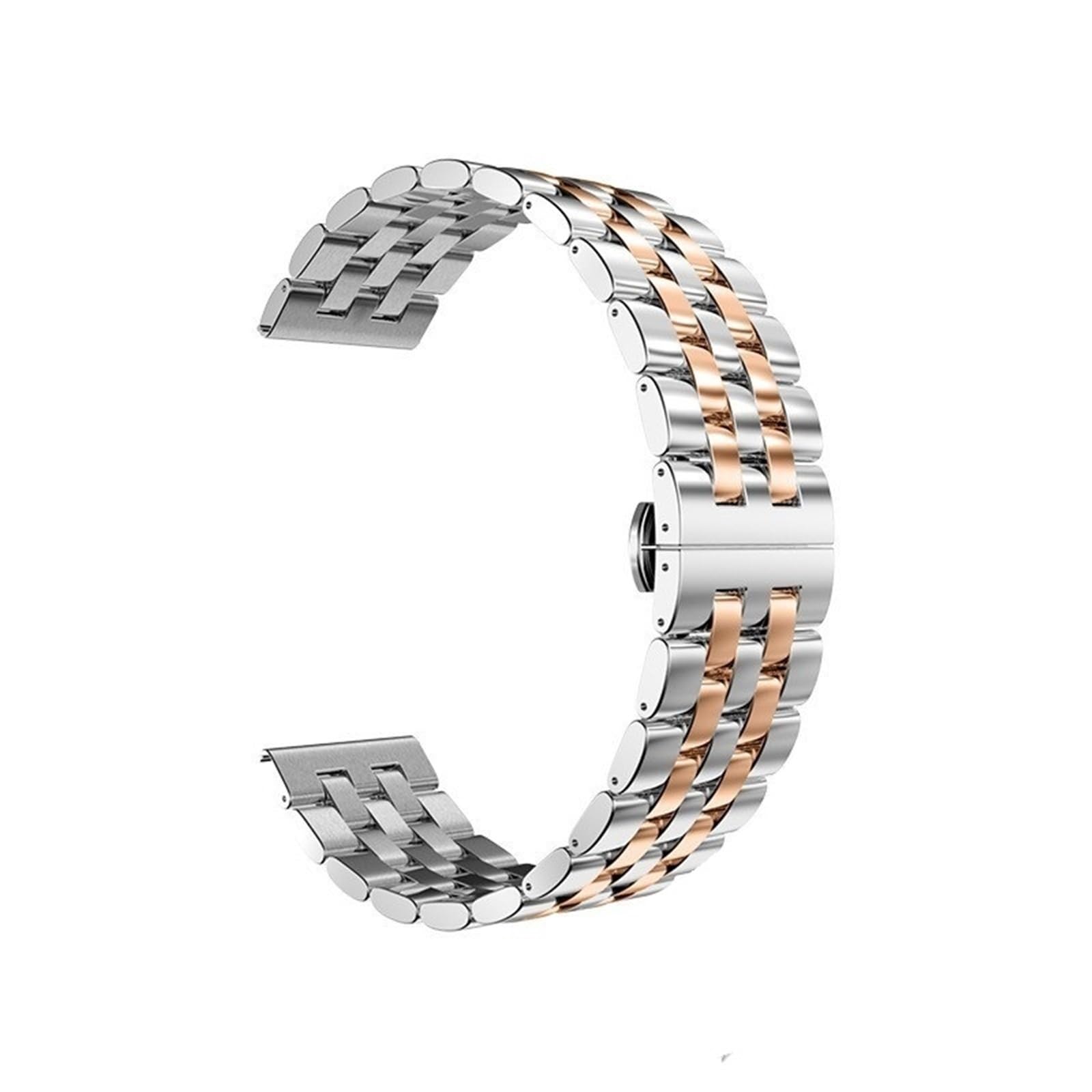Correa de Reloj de Acero Inoxidable 304L de liberación rápida de 20 mm y 22 mm for Pulsera de Repuesto Universal de Metal.