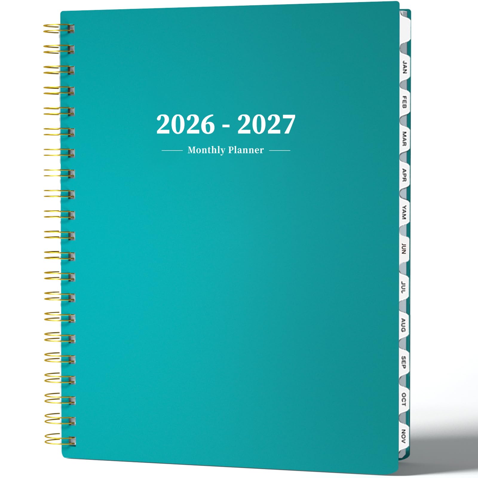 Ymumuda 2026 Planner-2 Year Monthly Planner 2026-2027, JAN.2026 - DEC.2027, 8.5" x 11", 26-27 Monthly Calendar,Large Planner with Spiral Bound, 24 Months Perfect for School Office Schedule