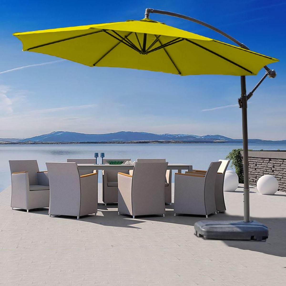 Doek voor pergola 3x3m Condate dak Grijs Doek voor pergola 3x3m Condate dak Grijs