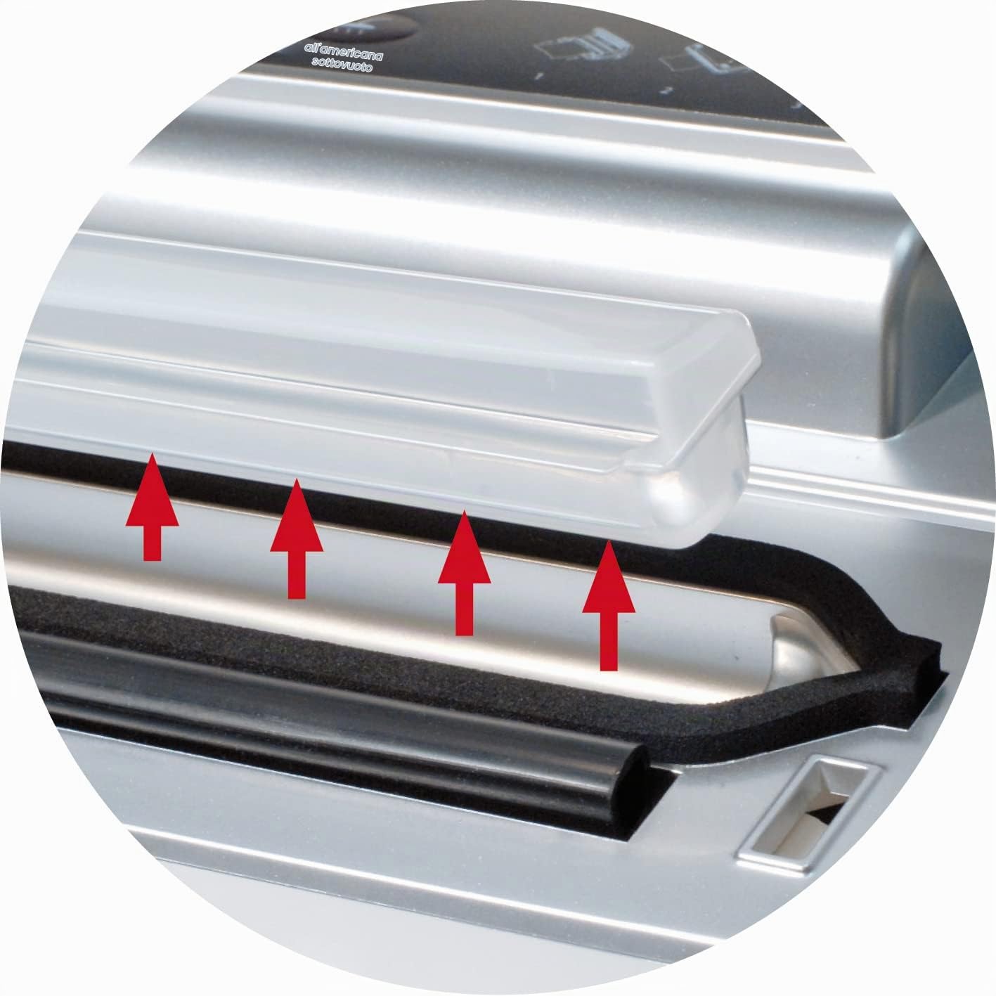 CASO DESIGN 1390 Vc 200 Sigillatrice con Box per Confezionamento Sottovuoto Alimenti