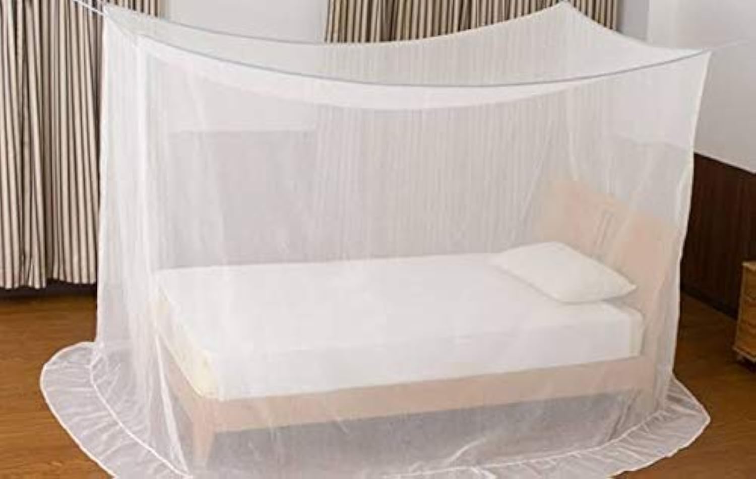 Divayanshi Mosquito Net for King Size Single Bed (Polycotton, 4 * 6.5 FT, White) (B07NBCXXKR) Amazon Price History, Amazon Price Tracker