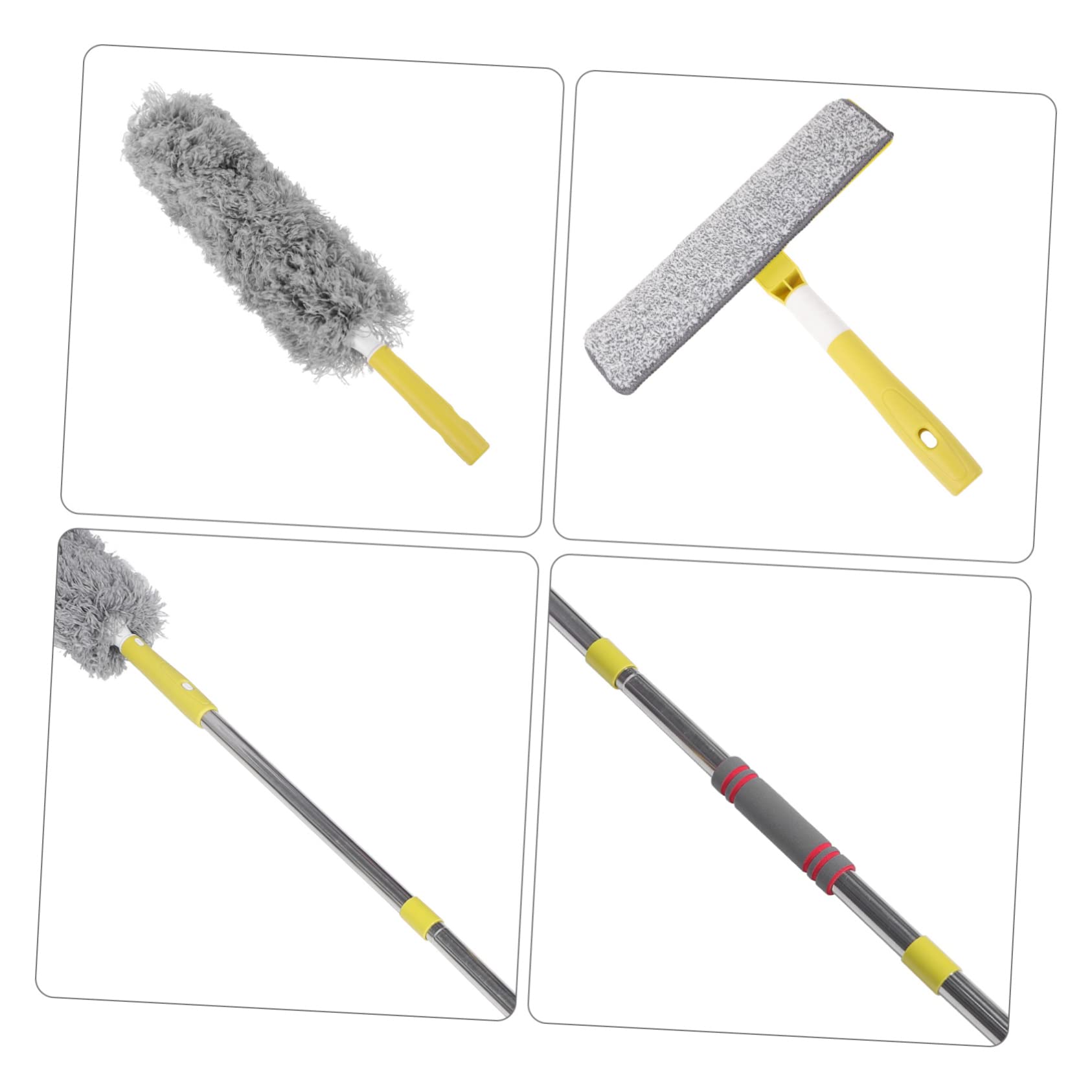 Plumero Techo Limpia Polvo Limpiacristales Herramienta Hogar Mango Extensible