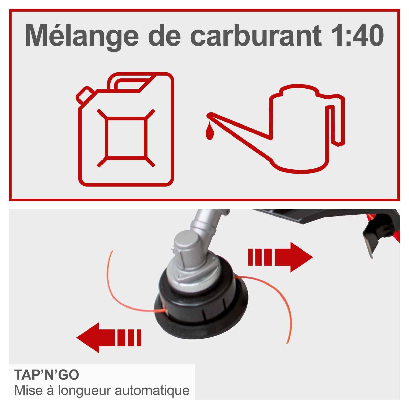 Scheppach Débroussailleuse Thermique à Dos 4en1 - MFH5300-4BP - Rotofil - Moteur 2T de 51,7cm3 - Ø de Coupe Max 450 mm - Longueur de Coupe Max 400 mm - Harnais Ergonomique