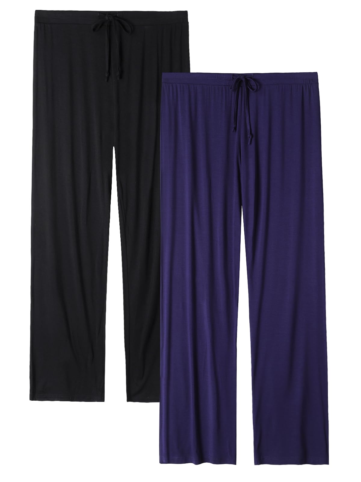 Komfokore Freizeithose Damen Hose Weiche Lounge Hosen Schlafanzughose mit Tasche