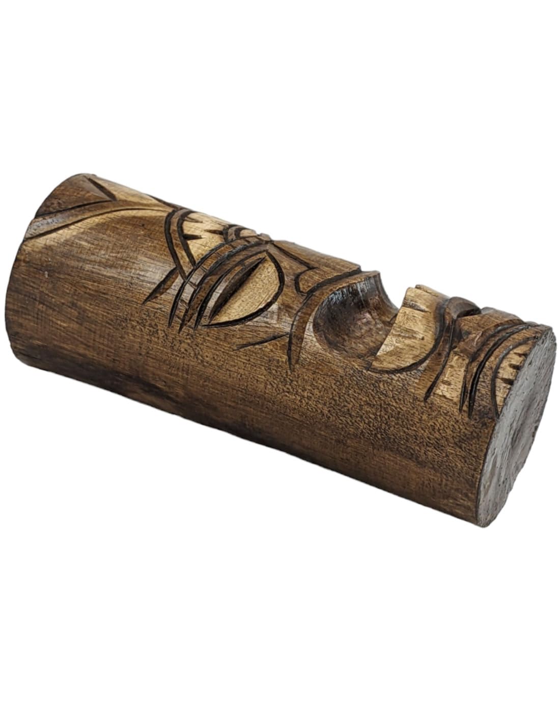 Coco Papaya Totem Tiki 25cm en Bois sculpté