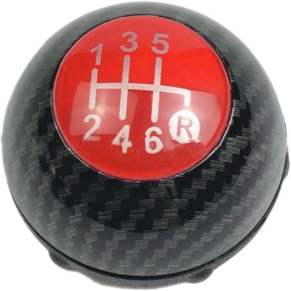 GZNBB Car 5/6 Speed Car Manual Gear Shift Knob Shifter Lever Accessories, for 500 500C 2007-2018