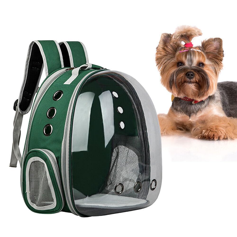 Mochila para mascotas de cápsulas espaciales,mochila de transporte para gato,mochila para gatos con cápsula espacial ventilada,mochila transparente para perros, plegable, apto para viajes, al aire