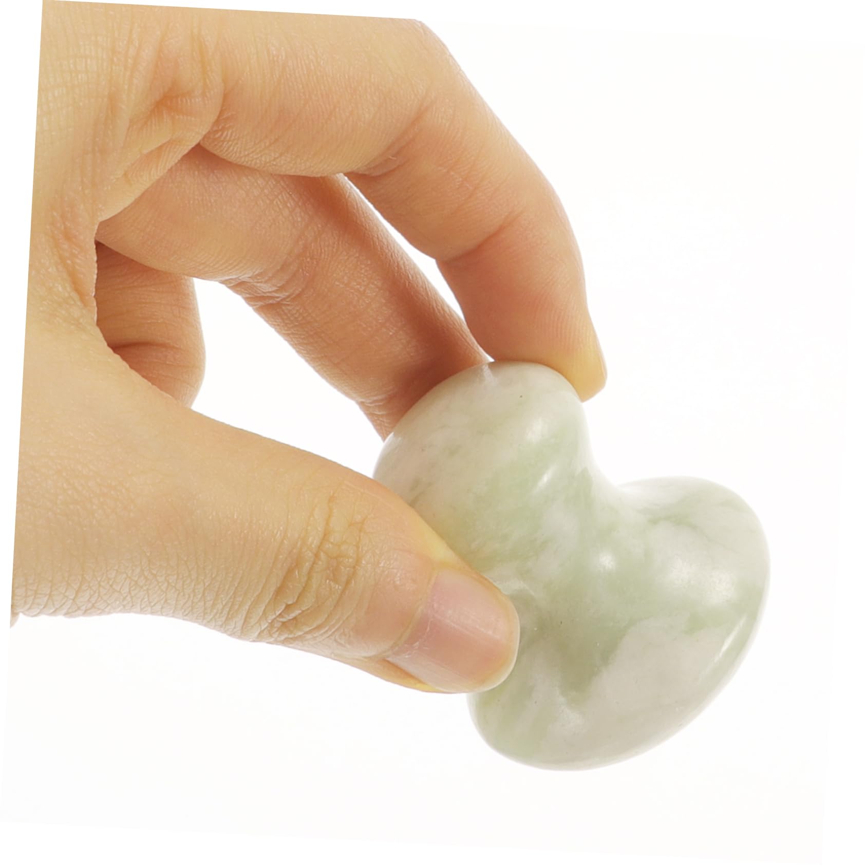 Healeved 4 Piezas Masajeador Piedras En Forma Seta Herramienta Raspado Gua Sha Piedra Rodillo Gua Sha Herramienta Seta Guasha Herramientas Raspando Piedra La Cara Perder Jade