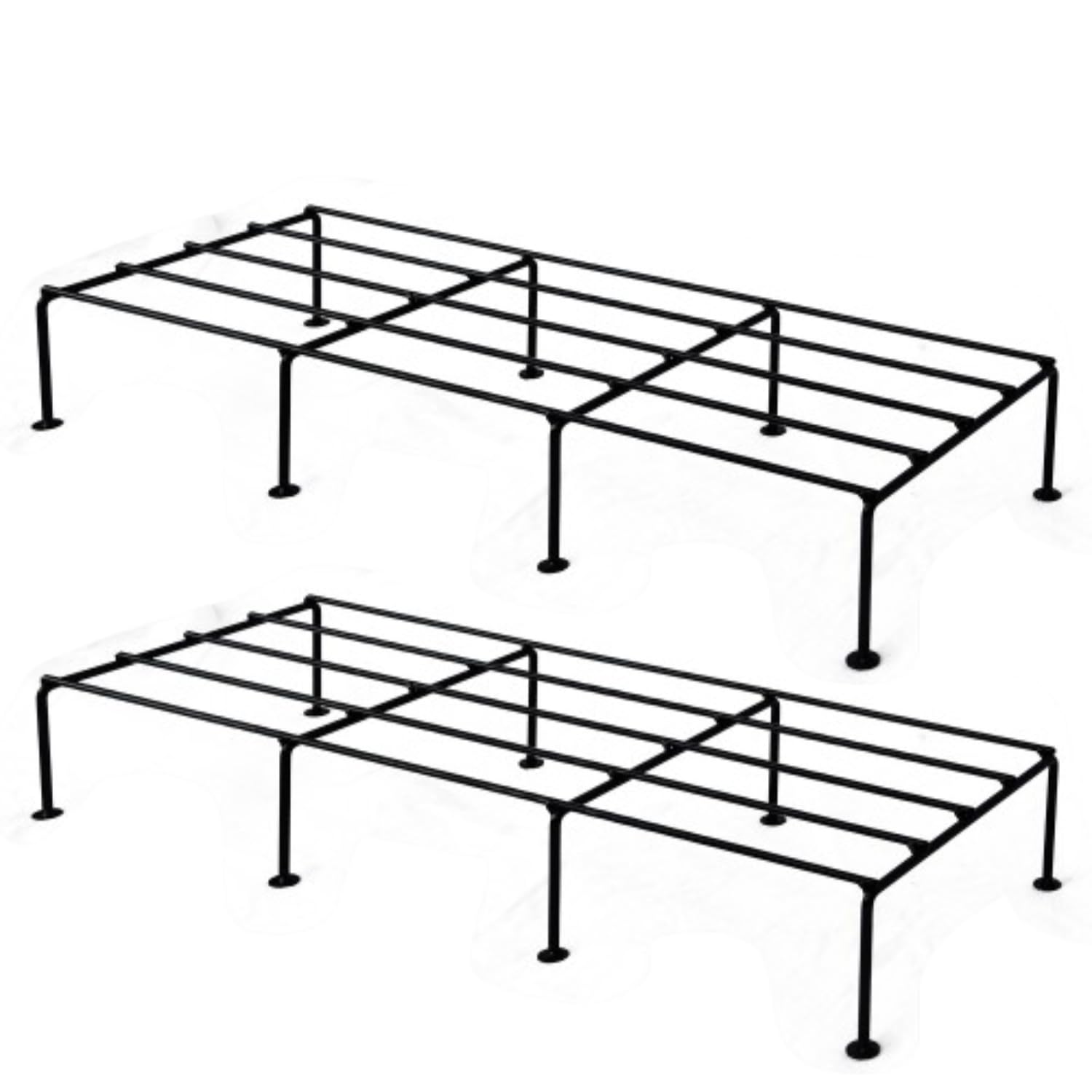 Anandi Greens Rectangular Black Color Anti Rust Metal plant Stand For for Balcony, living room, indoor and outdoor use Pack of 2 (B0CXF1F1F2) Amazon Price History, Amazon Price Tracker