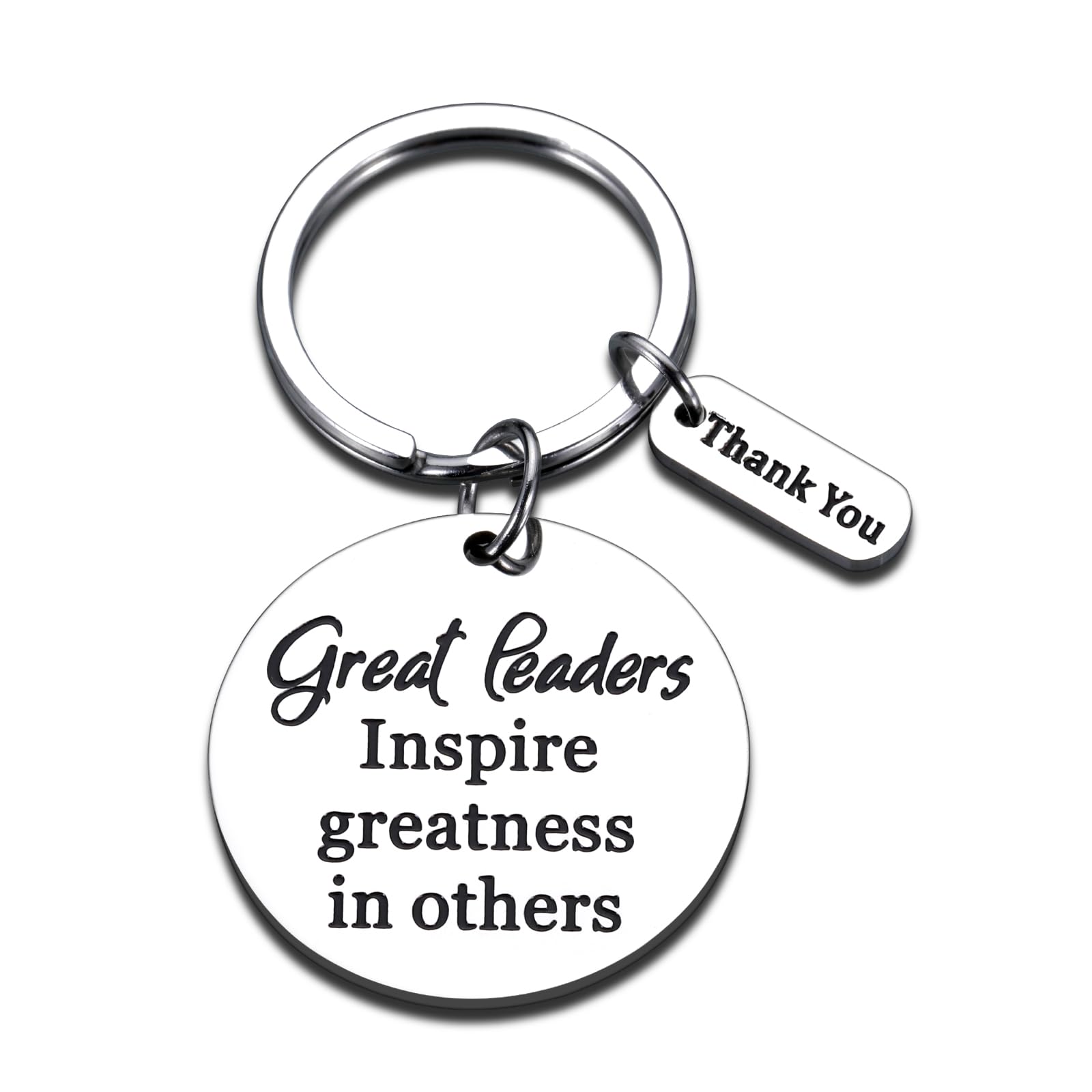 Leaders Appreciation Gifts Keychain for Boss Coworker Office Bosses Day Gifts for Women Men Leader Mentor Coach Supervisor Retirement Birthday Manager Christmas Giftss Stocking Stuffers for Women Men