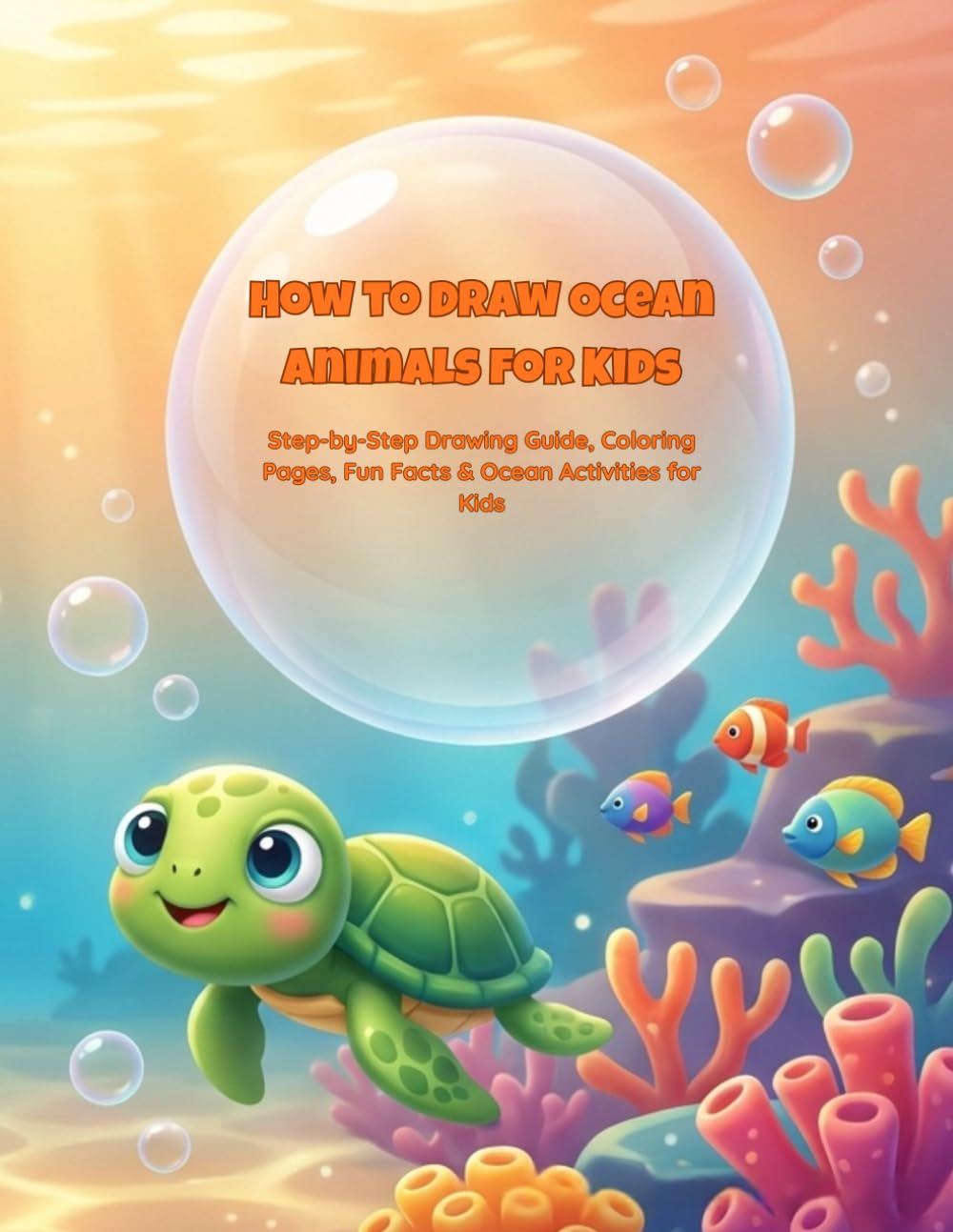 Little Explorer's Guide to Drawing Sea Creatures: Step-by-Step Drawing Guide, Coloring Pages, Fun Facts & Ocean Activities for Kids