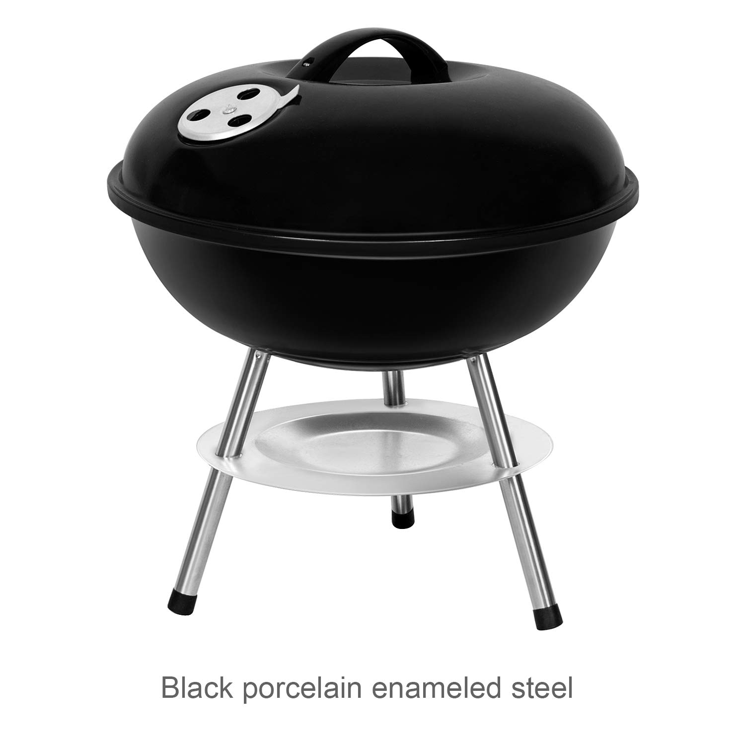 Barbecue Charbon de Bois BBQ Gril Portable Démontable pour Barbecue extérieur de Jardin Camping et Pique Nique (pour 3-5 Personnes)