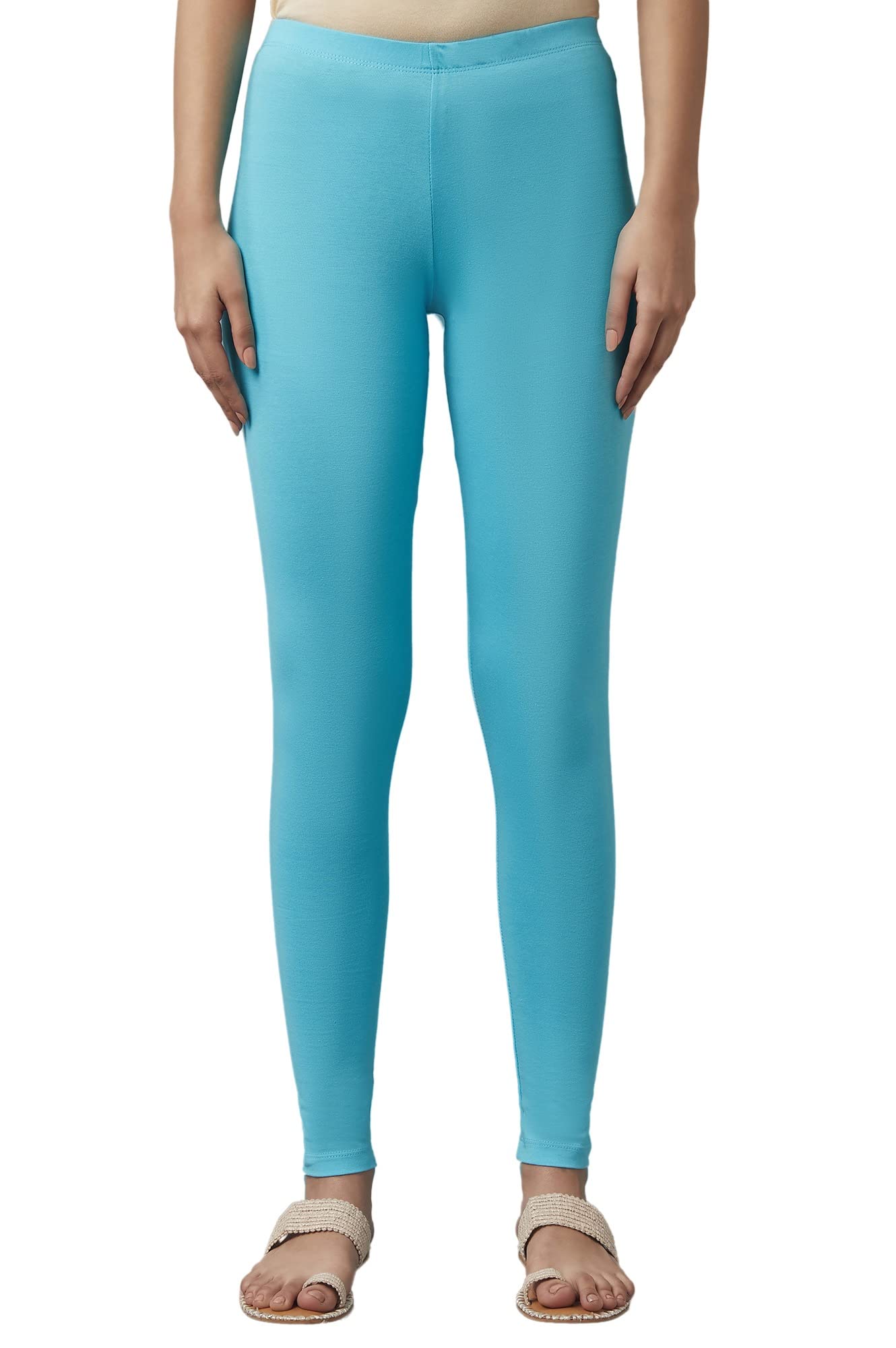 elleven Women's Skinny Tight (21CRE60162-603566_Blue_3XL)-picture-16