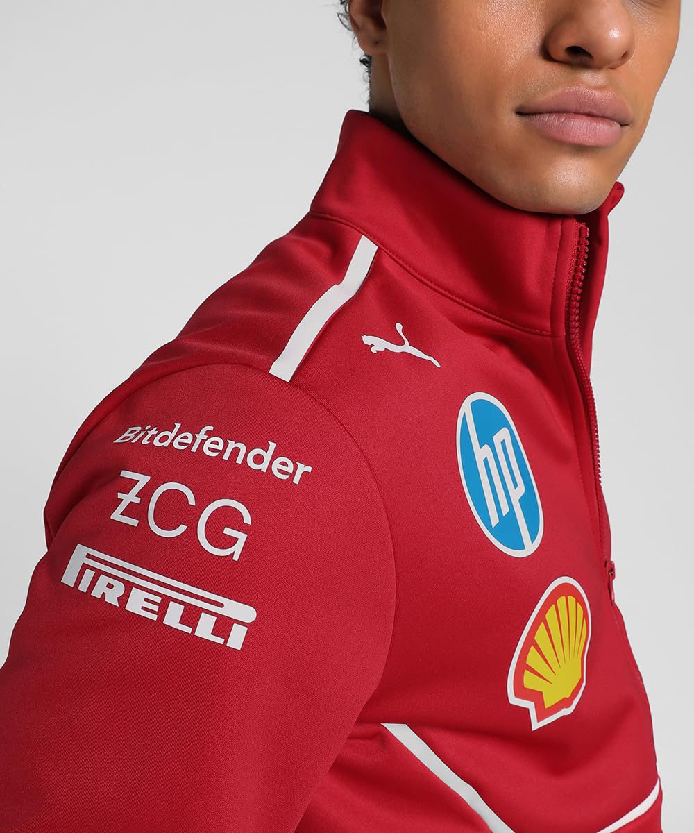PUMA Scuderia Ferrari F1 Giacca Softshell Team 2025 - Rosso